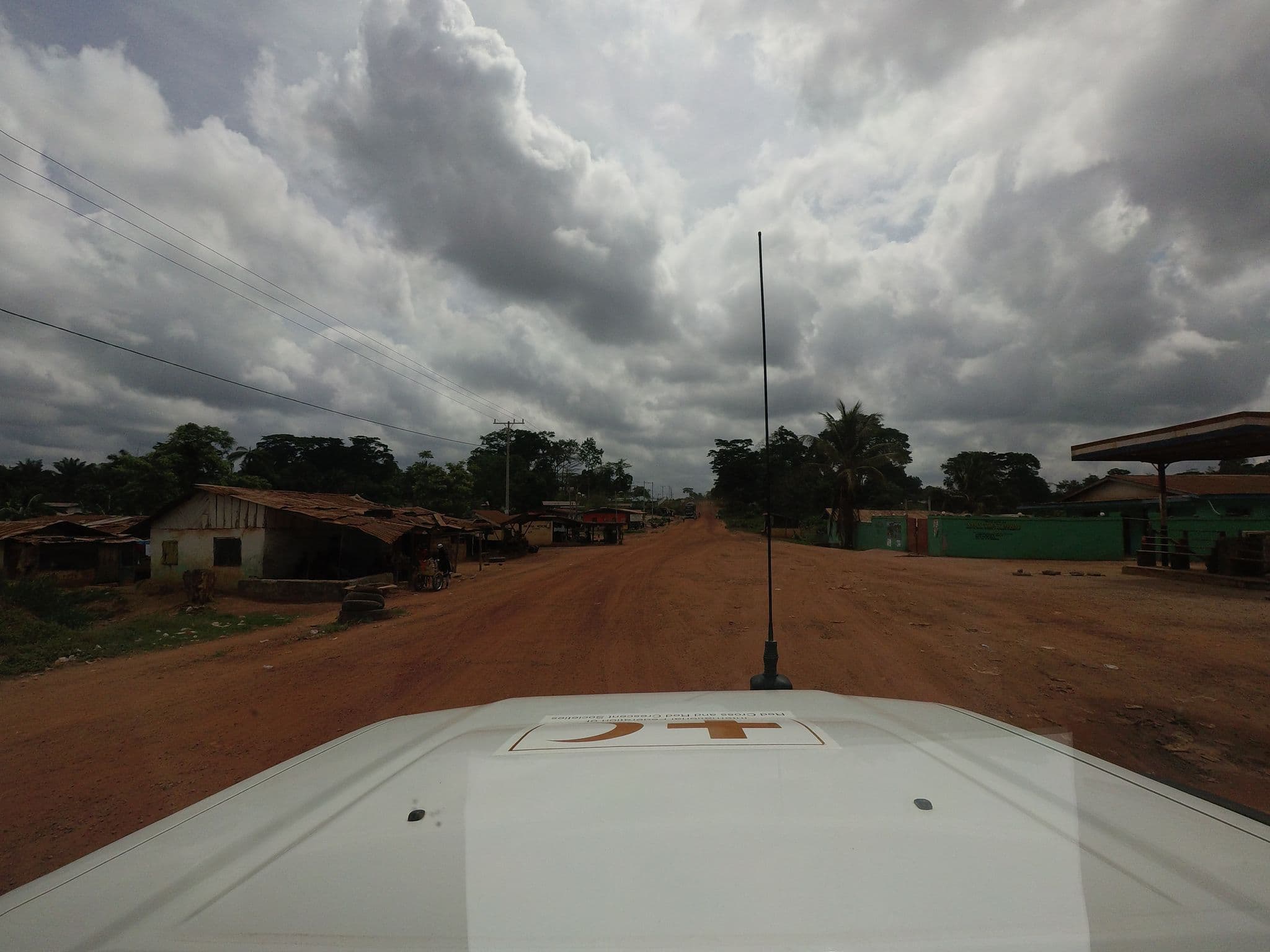 Street view near Sam Kollie Guesthouse, Ganta — © danbjoseph (CC BY-SA · Mapillary)