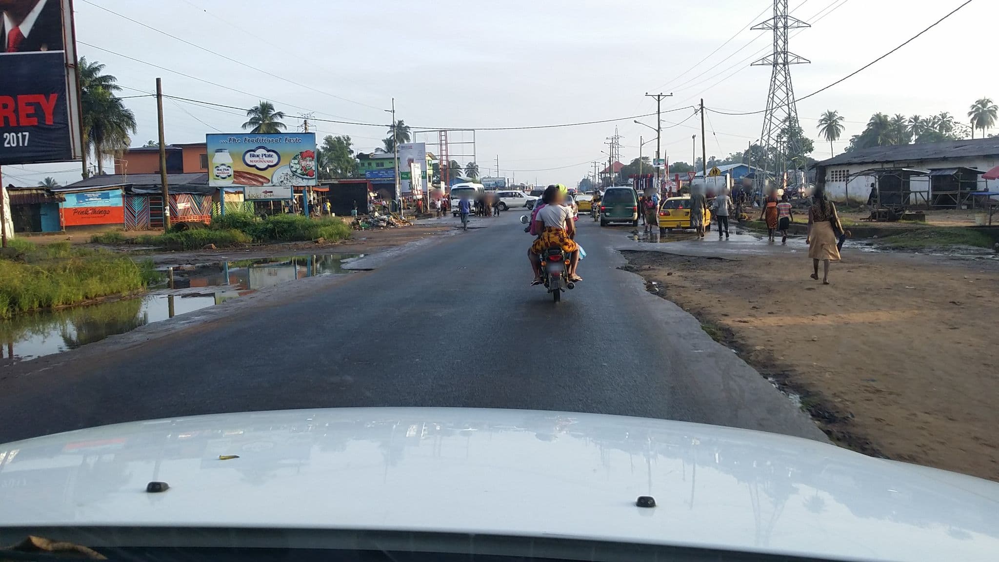 Street view near Western Union office, Monrovia — © mkanyala (CC BY-SA · Mapillary)