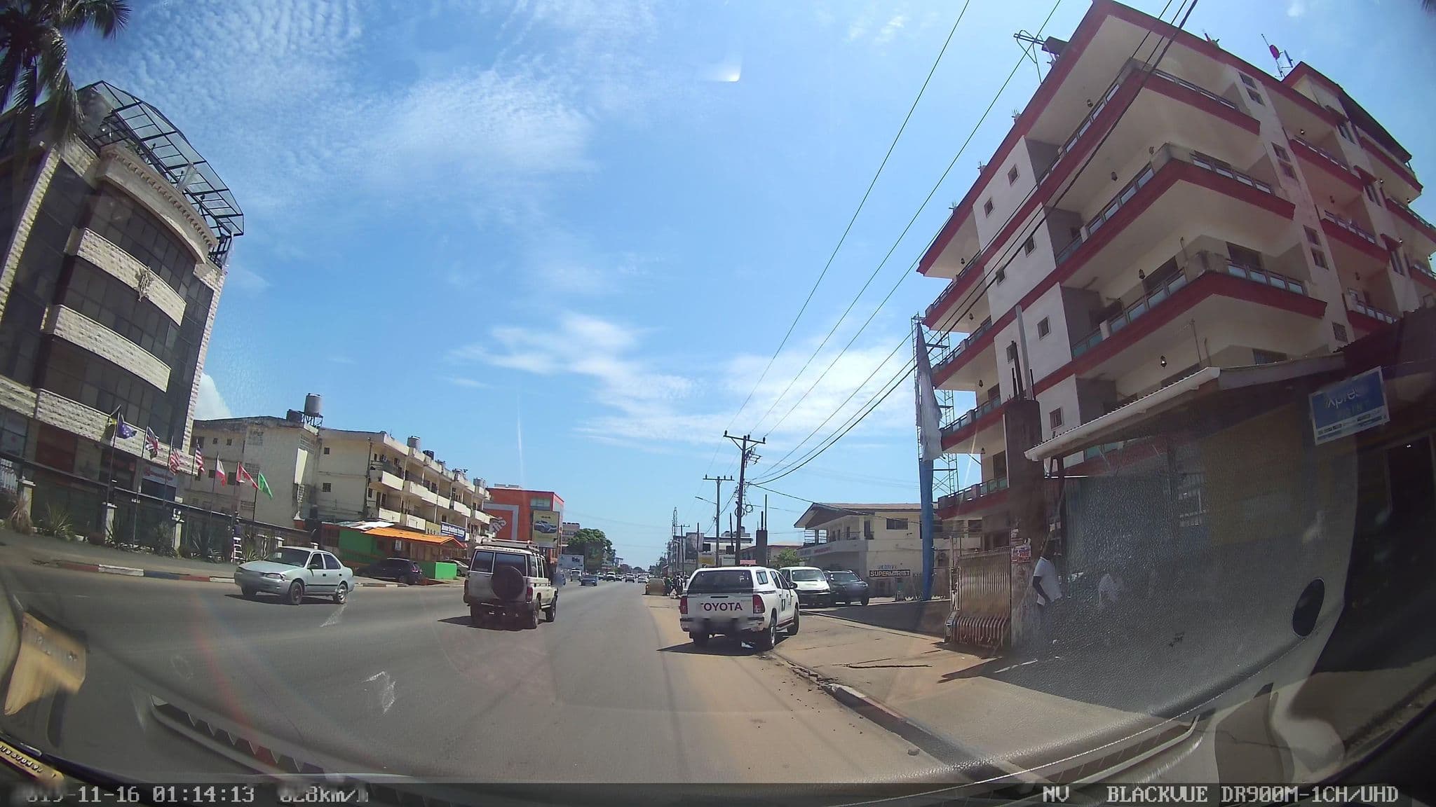Street view near Royal Grand Hotel, Monrovia — © koakun1 (CC BY-SA · Mapillary)