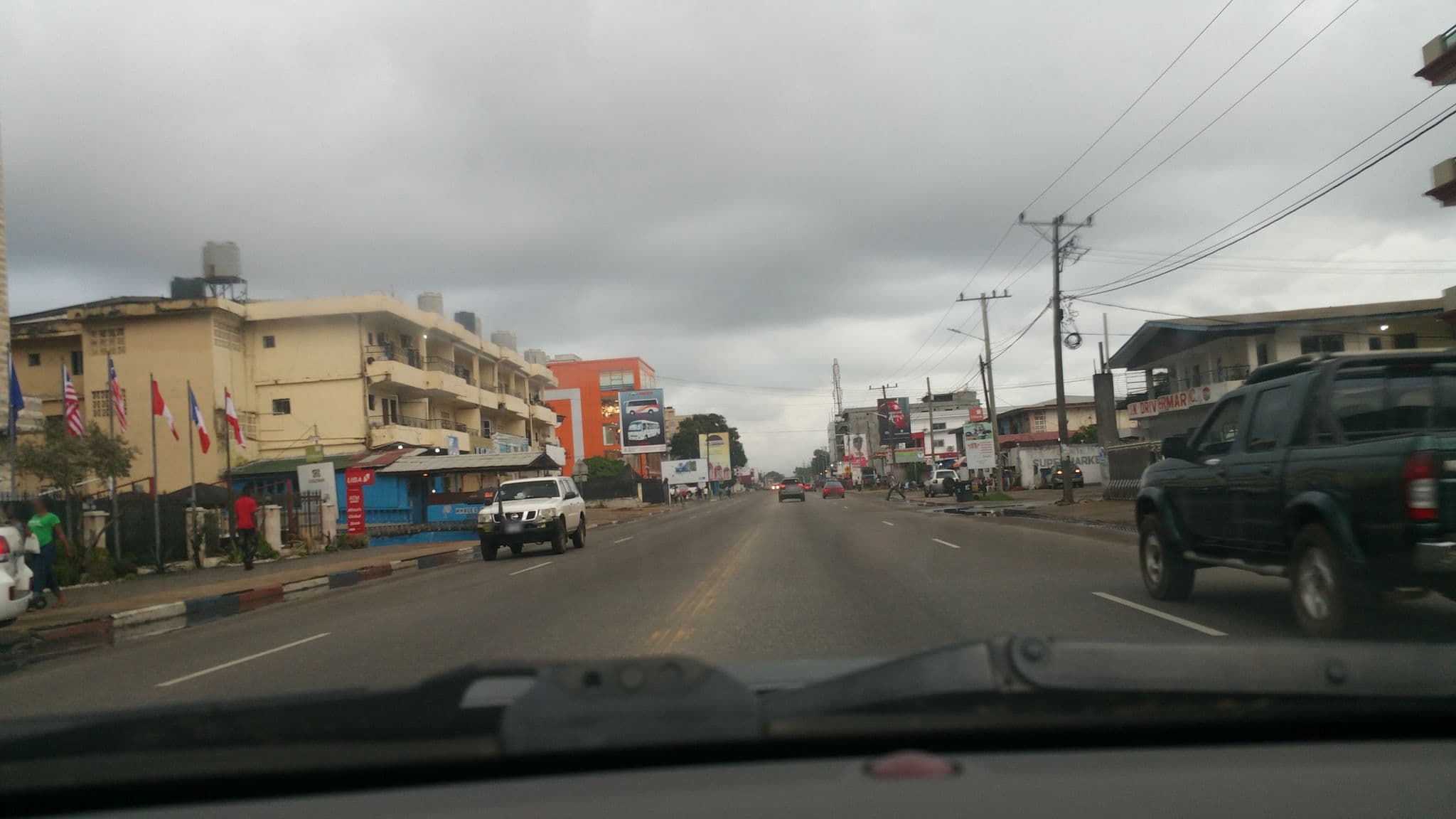 Street view near Royal Hotel, Monrovia — © draperc (CC BY-SA · Mapillary)