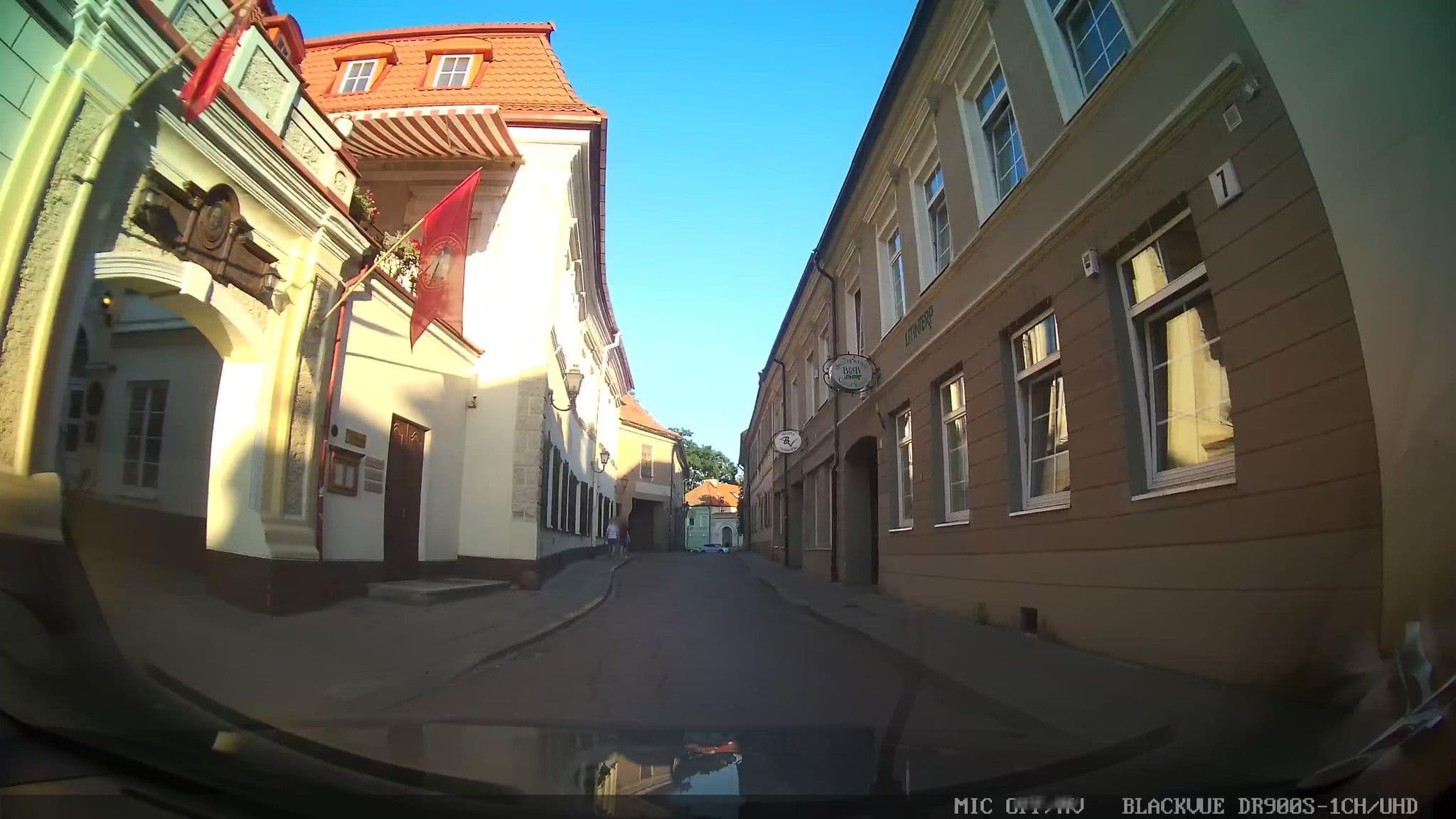 Street view near Shakespeare Boutique Hotel, Vilnius — © grobin (CC BY-SA · Mapillary)