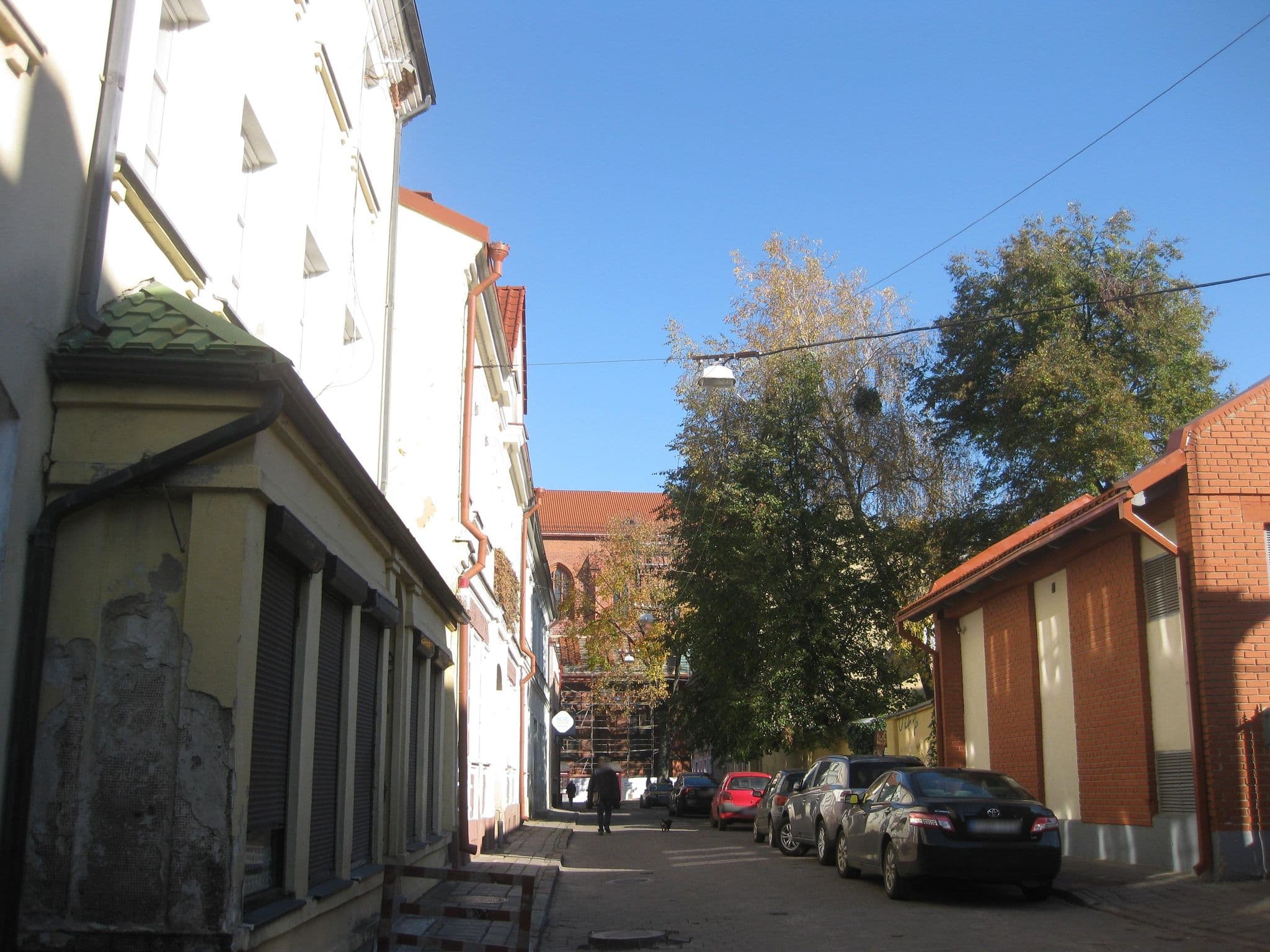 Street view near Amberton Cozy, Kaunas — © vietoveslt (CC BY-SA · Mapillary)
