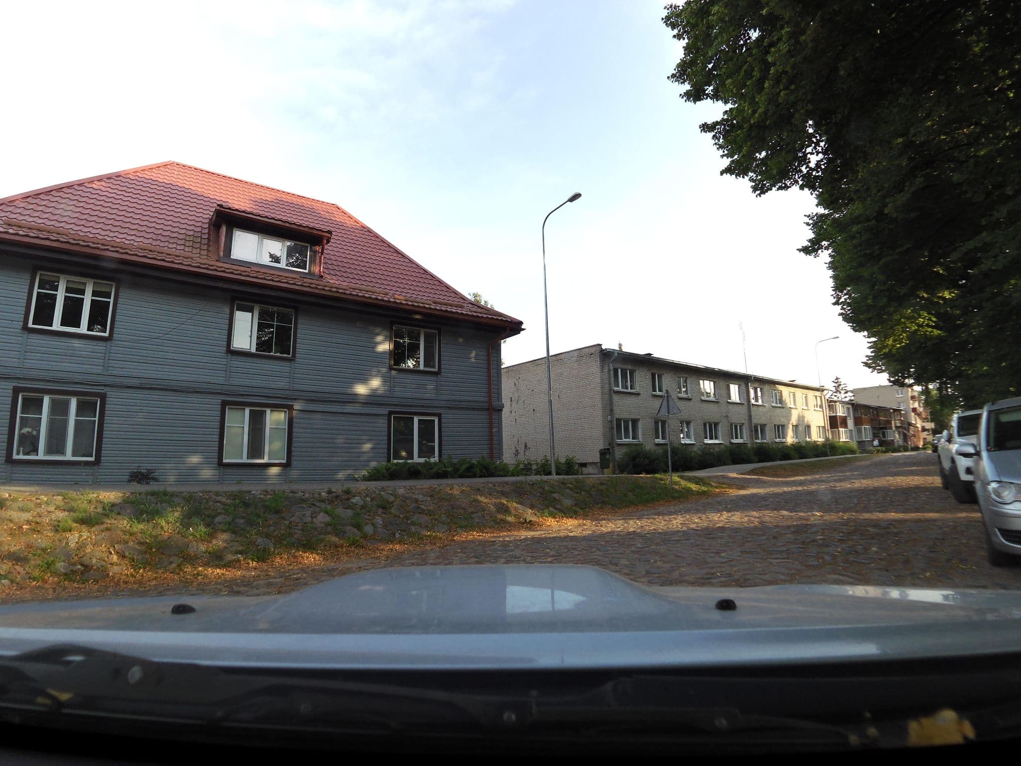 Street view near Prie Peterso tilto, Rusnė — © aleksasfi (CC BY-SA · Mapillary)