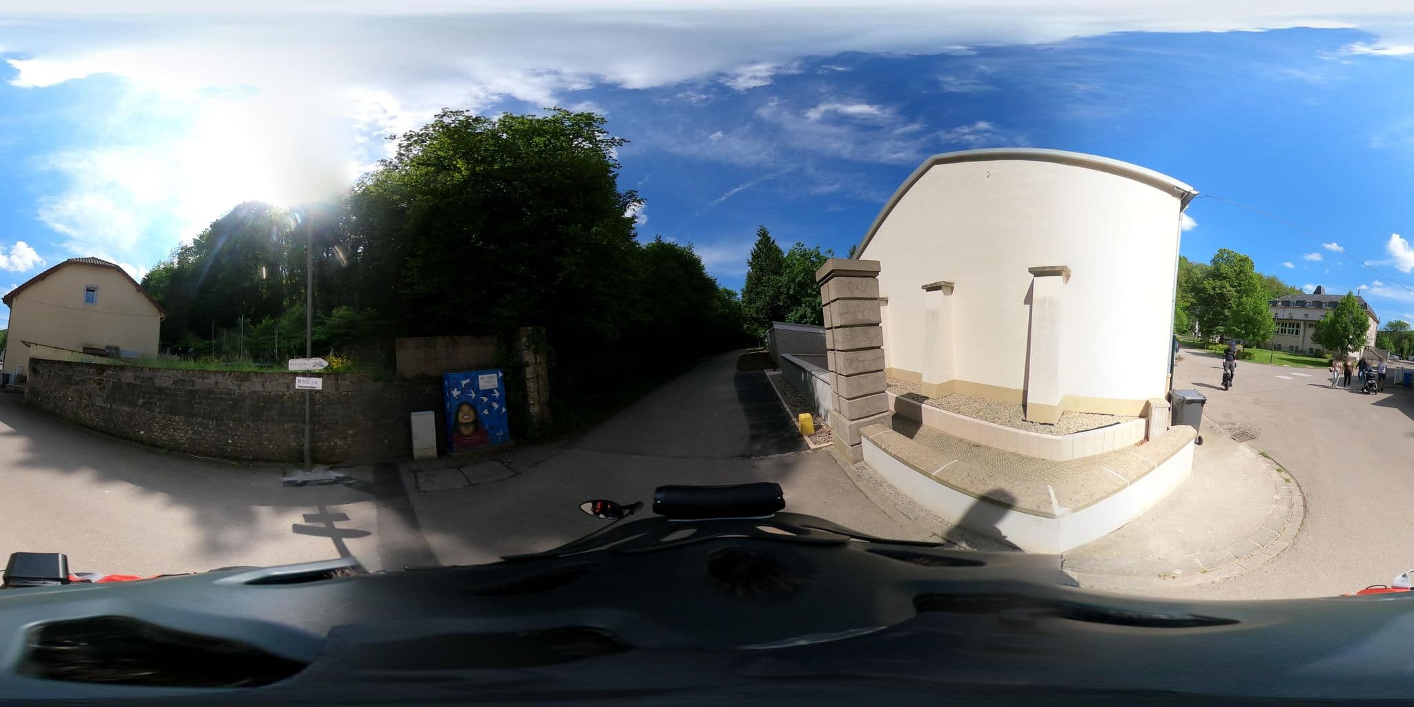 Street view near Simpleviu Lasauvage, Rodange — © pivert (CC BY-SA · Mapillary)