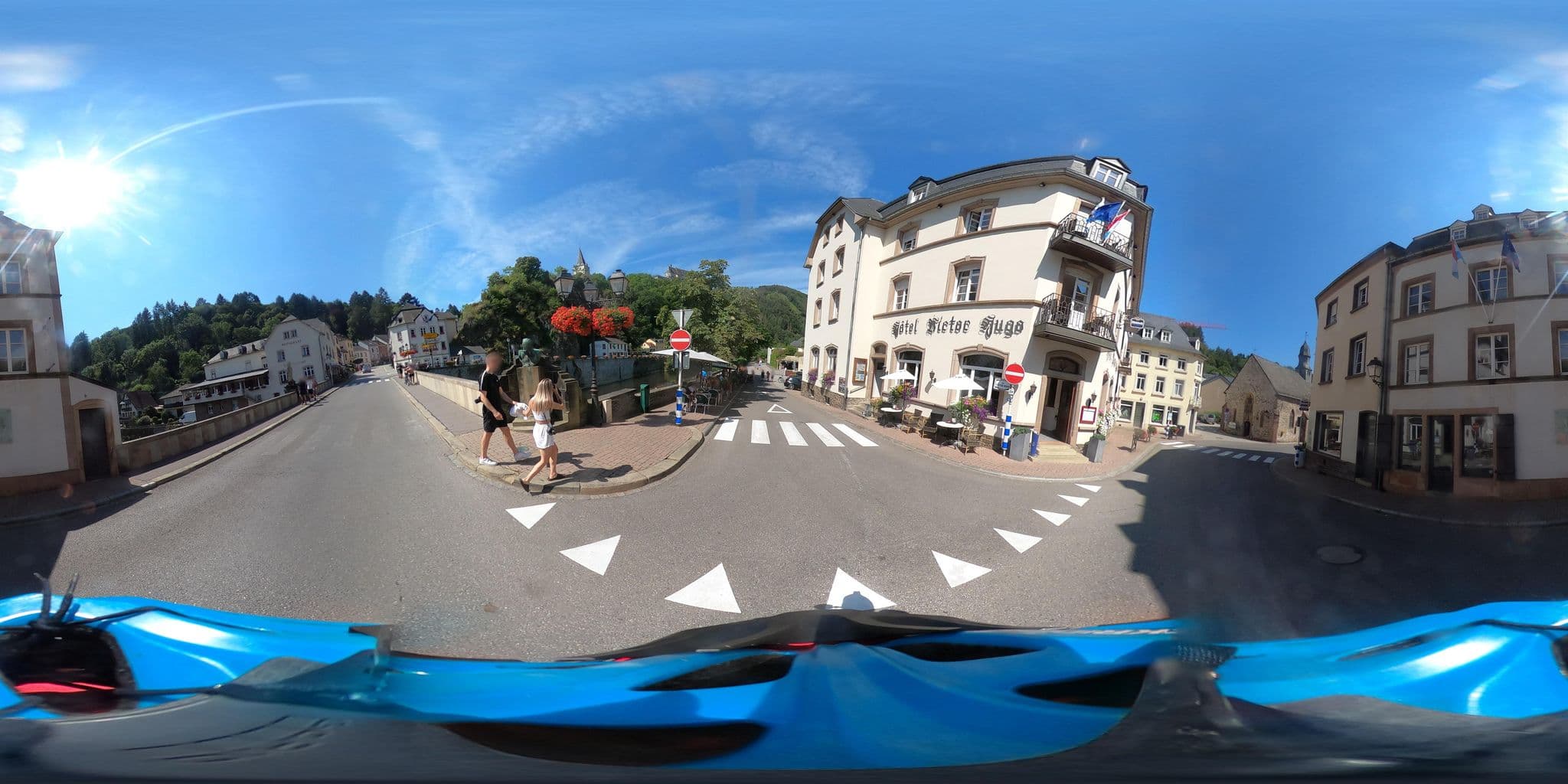 Street view near Auberge de l'Our, Vianden — © padididejurbise (CC BY-SA · Mapillary)