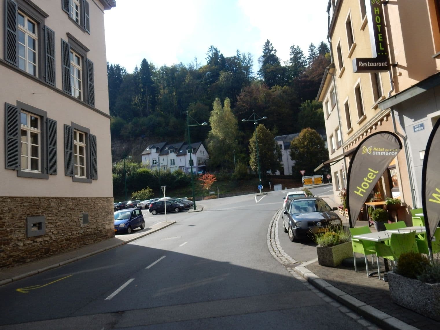 Street view near Hôtel du Commerce, Clervaux — © sarant (CC BY-SA · Mapillary)