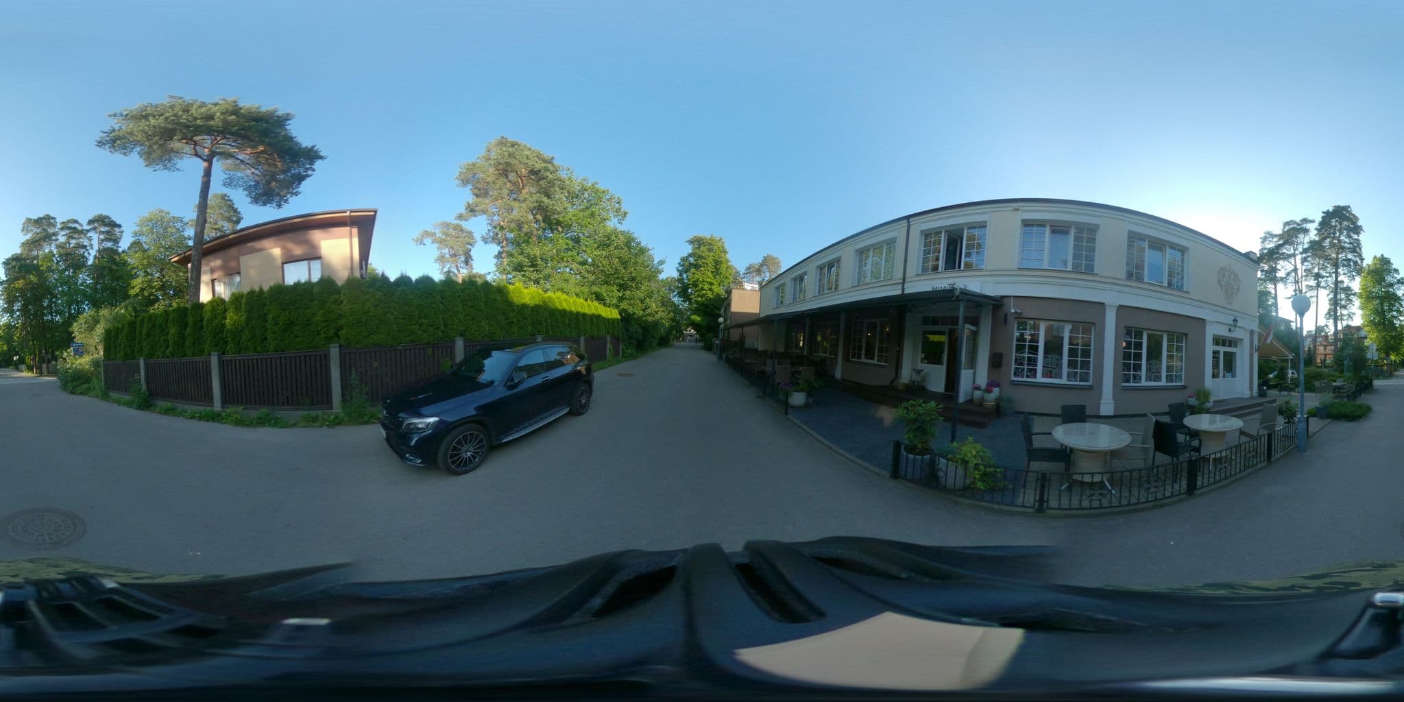 Street view near Rockin' Papas Hotel, Jūrmala — © ursus (CC BY-SA · Mapillary)