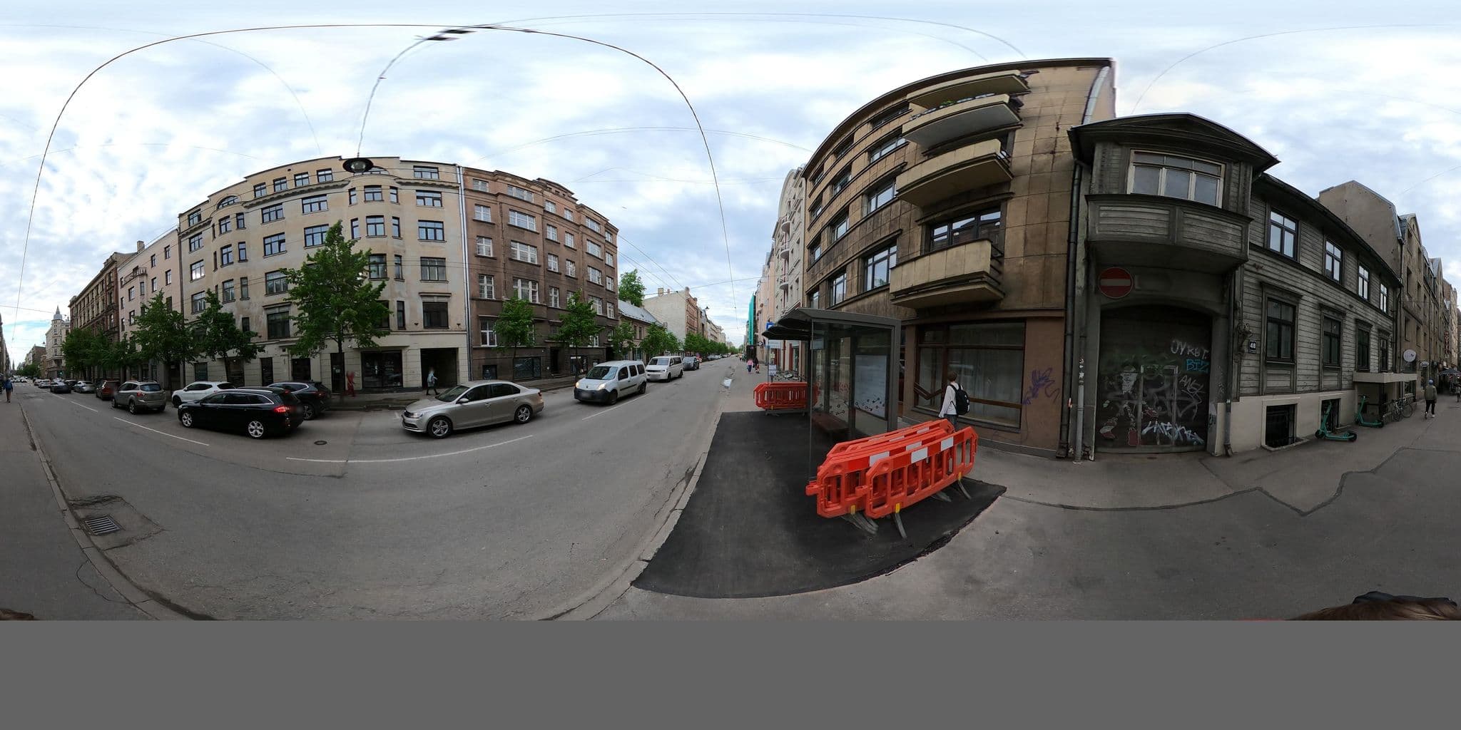Street view near A1 Hotel, Vecrīga — © richlv (CC BY-SA · Mapillary)