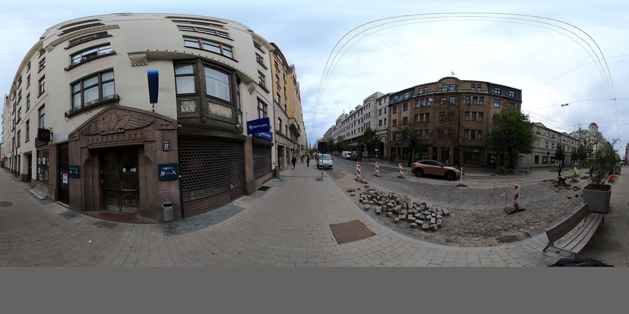 Street view near Multilux, Vecrīga — © richlv (CC BY-SA · Mapillary)