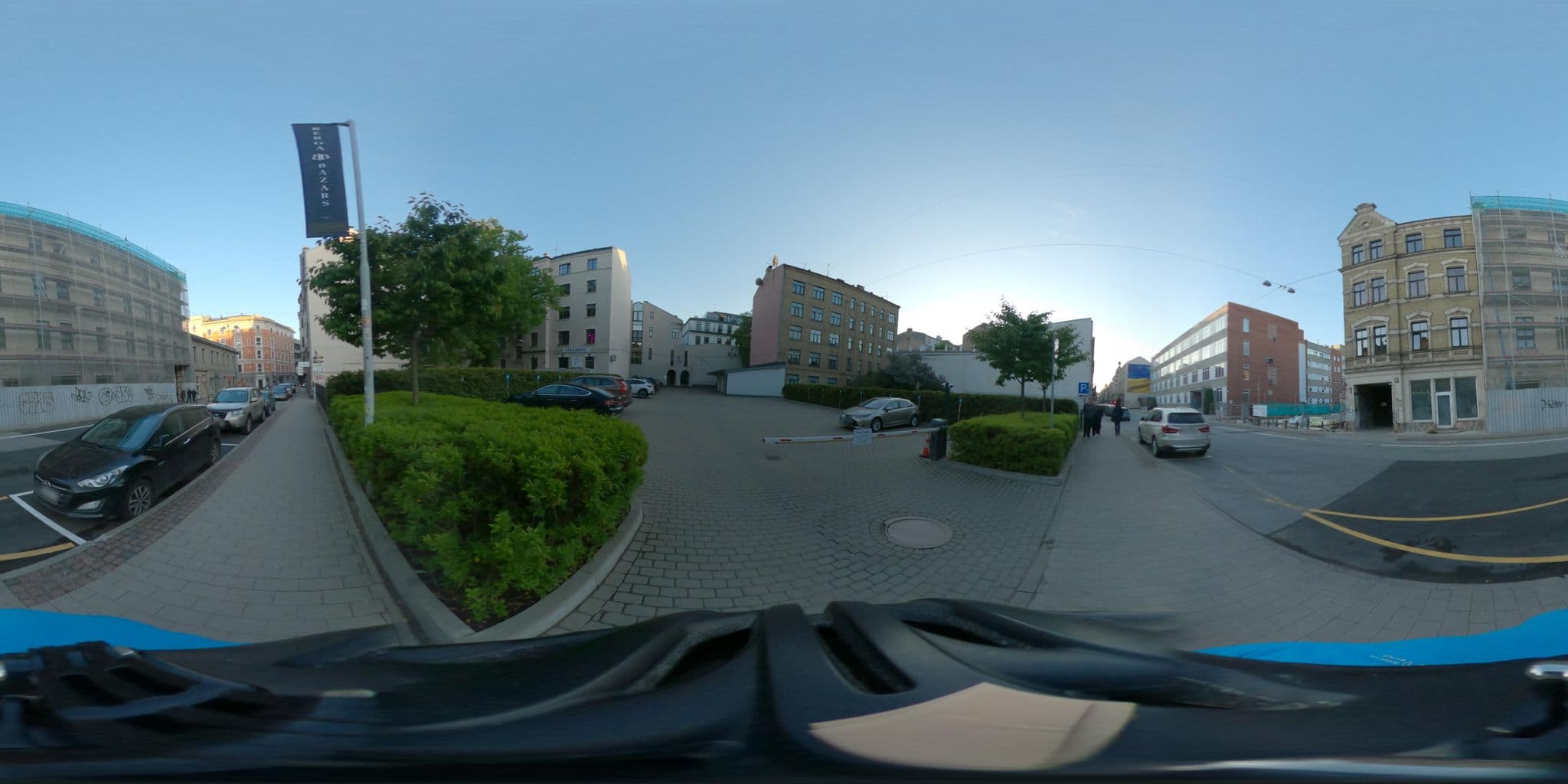 Street view near Santa's Apartments, Vecrīga — © ursus (CC BY-SA · Mapillary)
