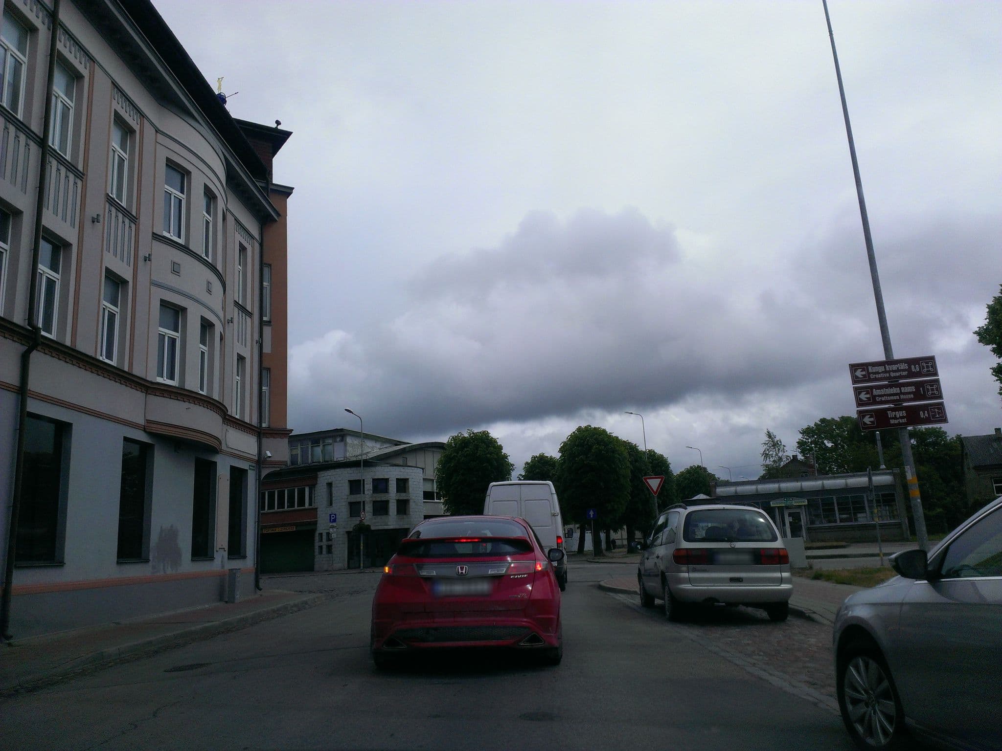 Street view near Kolumbs, Liepāja — © anabioze (CC BY-SA · Mapillary)