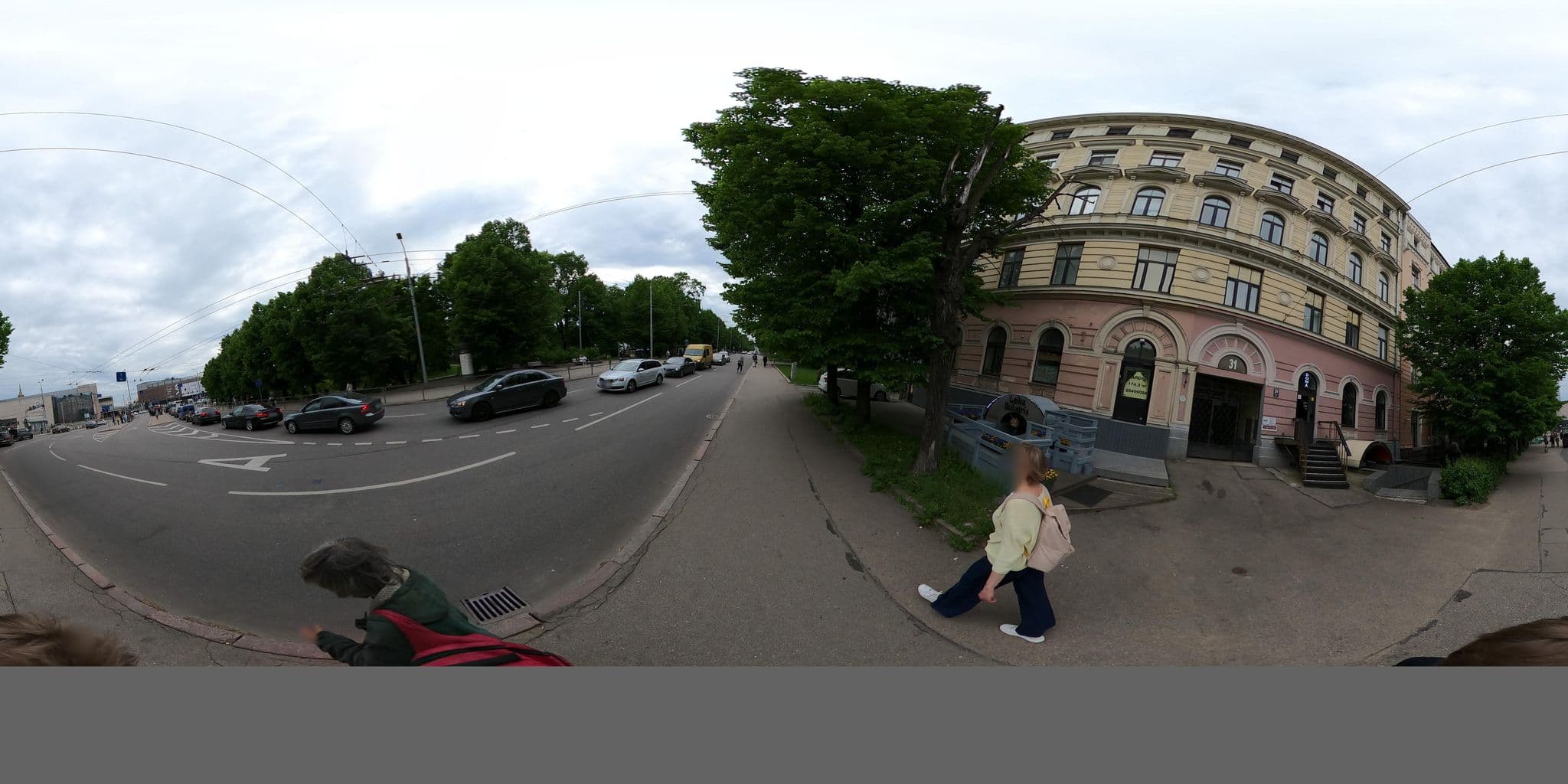 Street view near Opera, Riga — © richlv (CC BY-SA · Mapillary)
