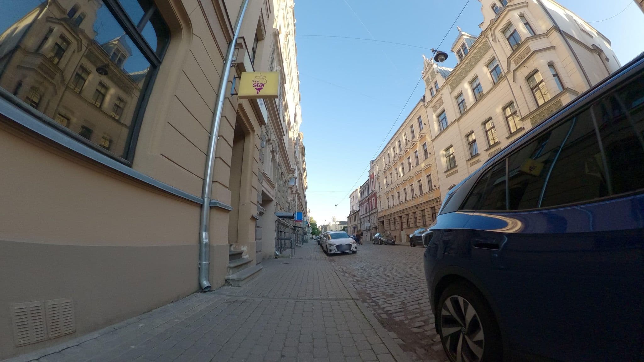 Street view near Rixwell Terrace Design Hotel, Vecrīga — © hellphoto (CC BY-SA · Mapillary)
