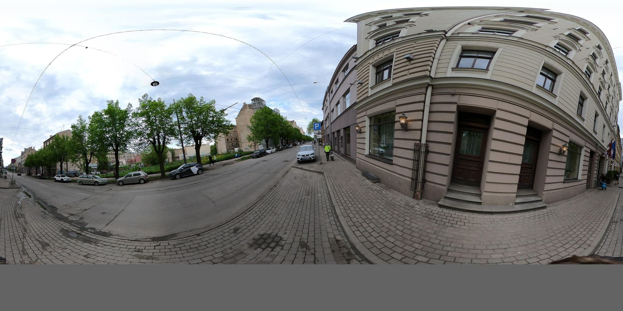 Street view near Rixwell Gertrude Hotel, Riga — © richlv (CC BY-SA · Mapillary)