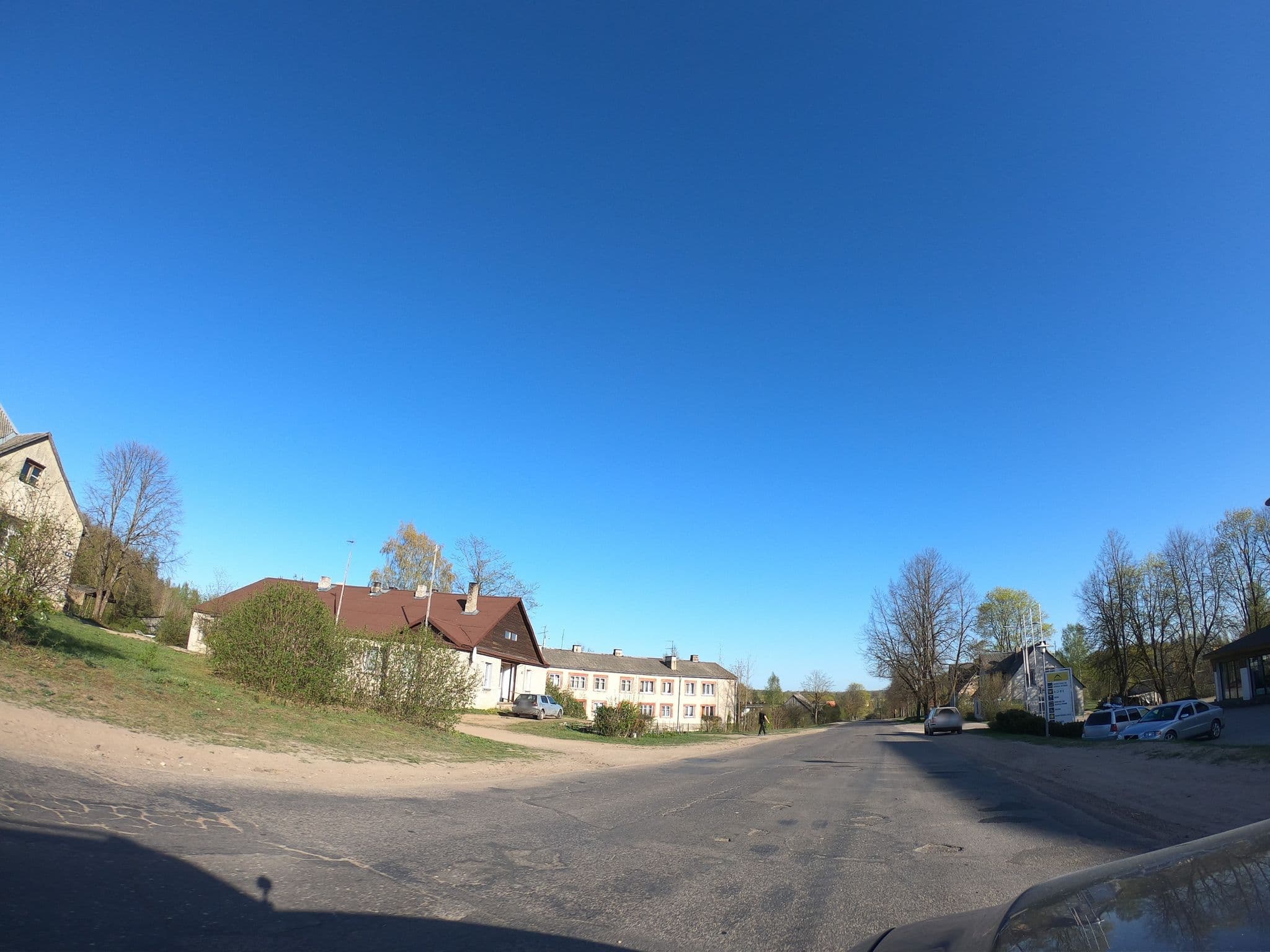 Street view near Hotel Ērgļi, Ērgļi — © richlv (CC BY-SA · Mapillary)