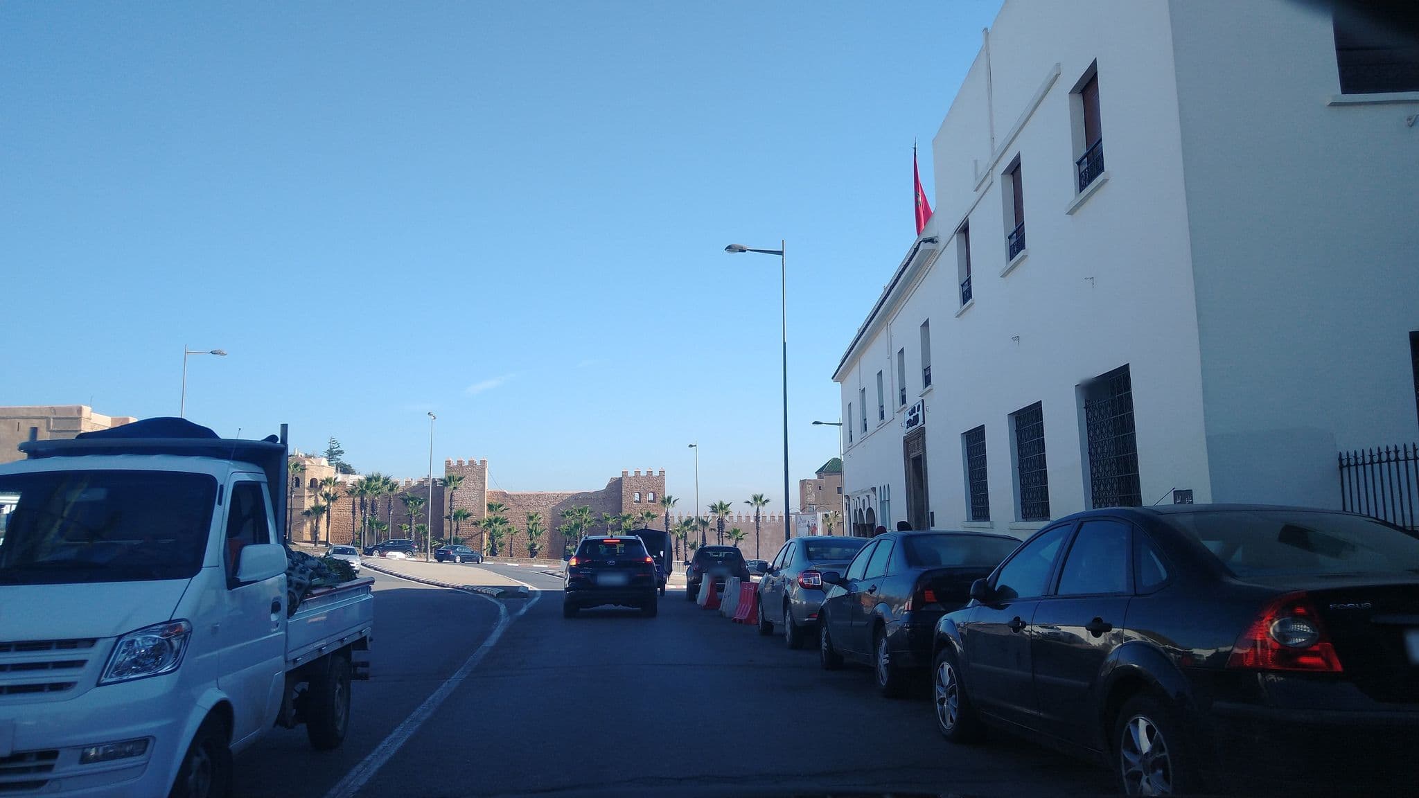 Street view near Hôtel des Oudaias, Rabat — © alec01 (CC BY-SA · Mapillary)
