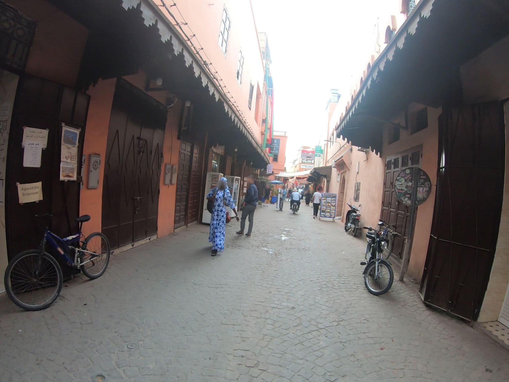 Street view near Riad Amiris, Marrakesh