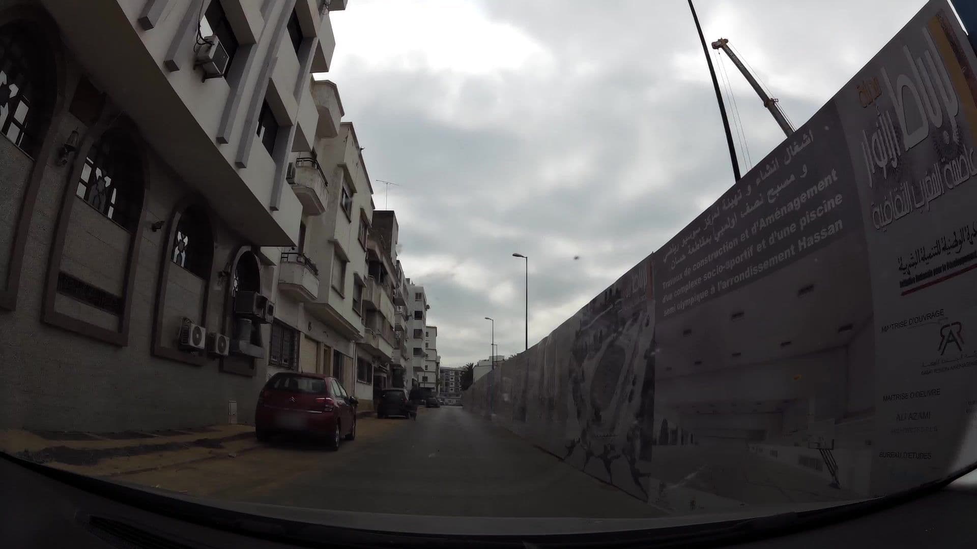 Street view near Hôtel Yasmine, Rabat — © kaartcam (CC BY-SA · Mapillary)