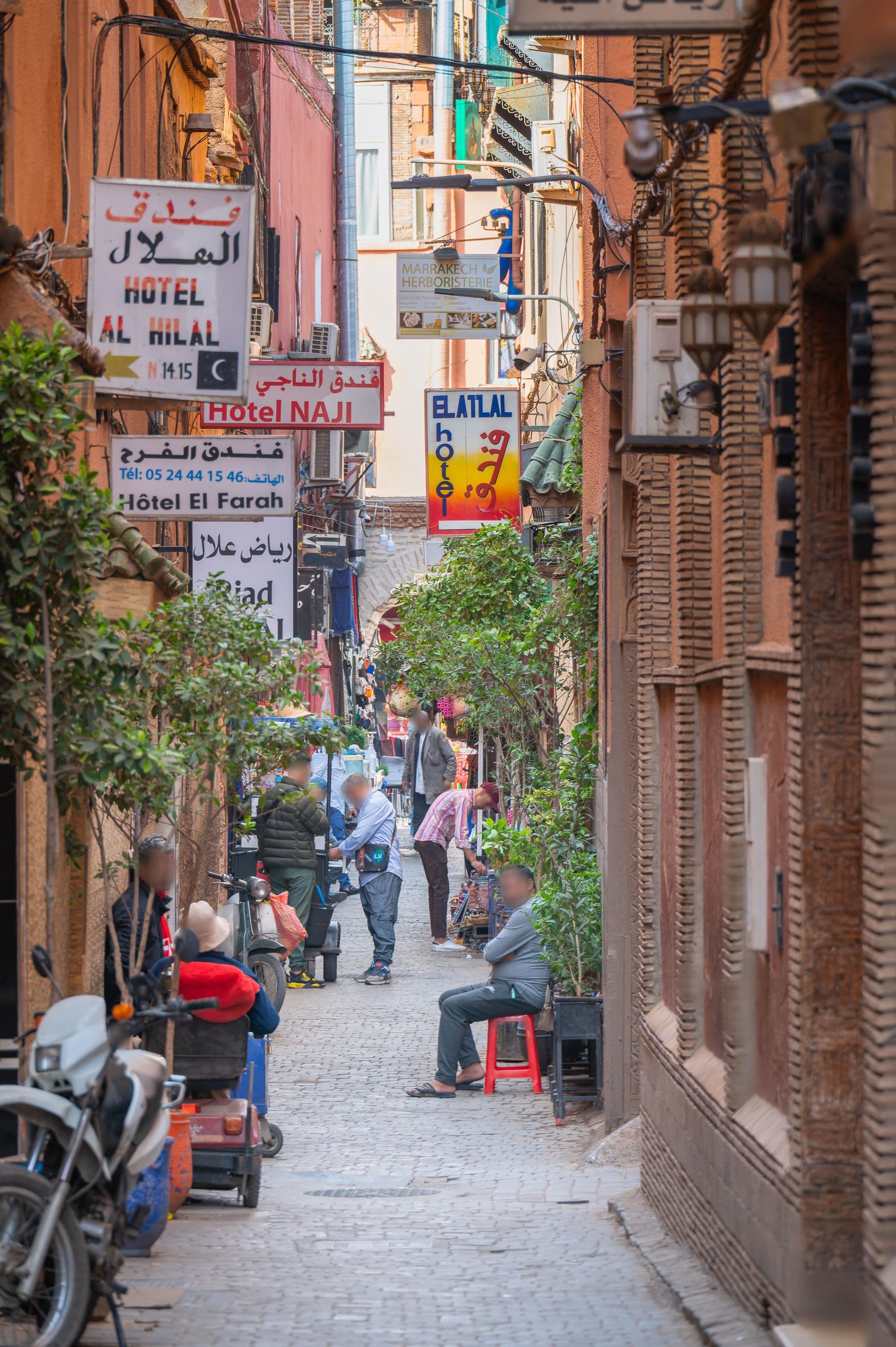 Street view near Gallia, Marrakesh
