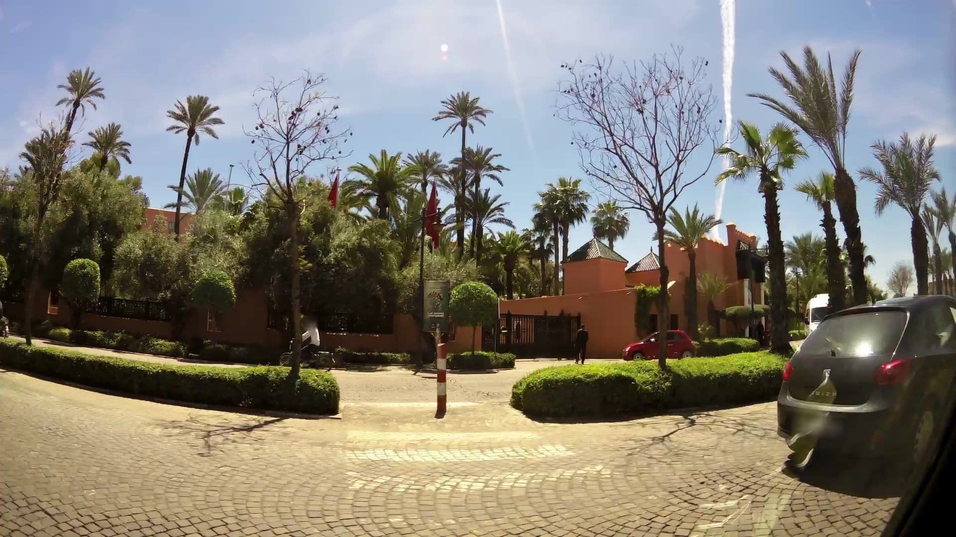 Street view near Mamounia, Marrakesh