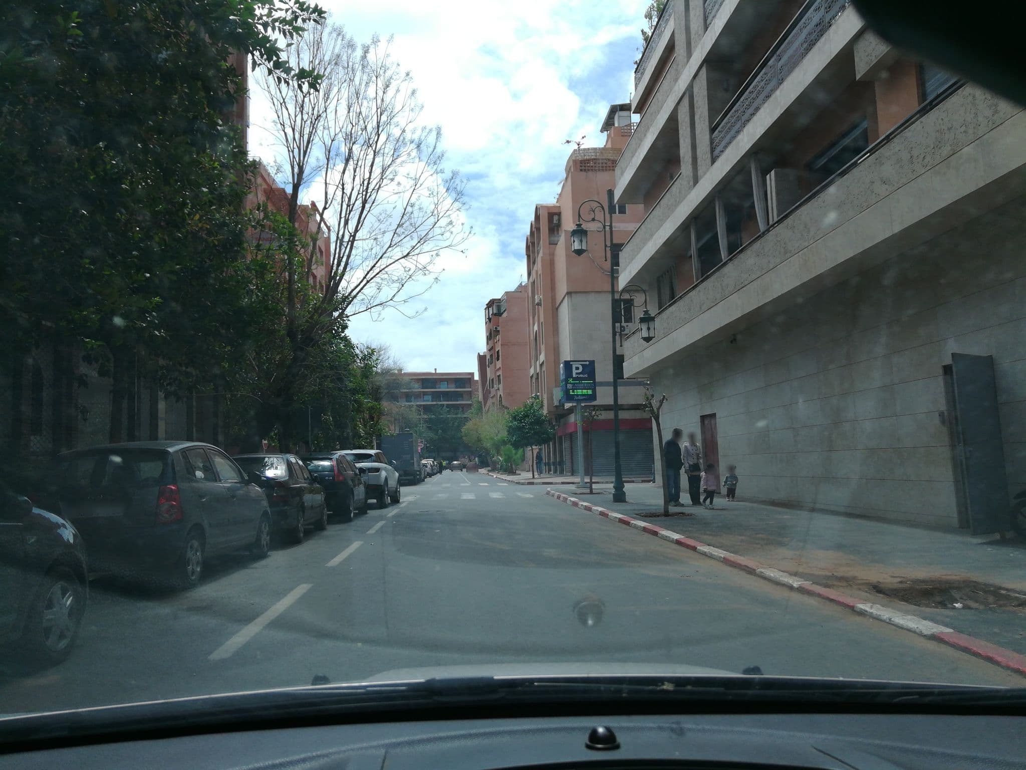 Street view near Toulousain, Marrakesh