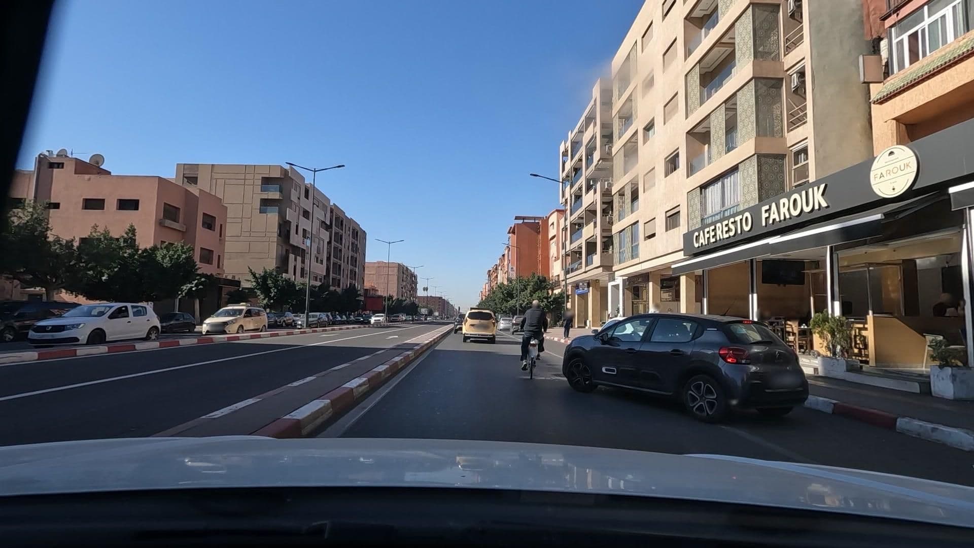 Street view near Hotel Farouk, Marrakesh