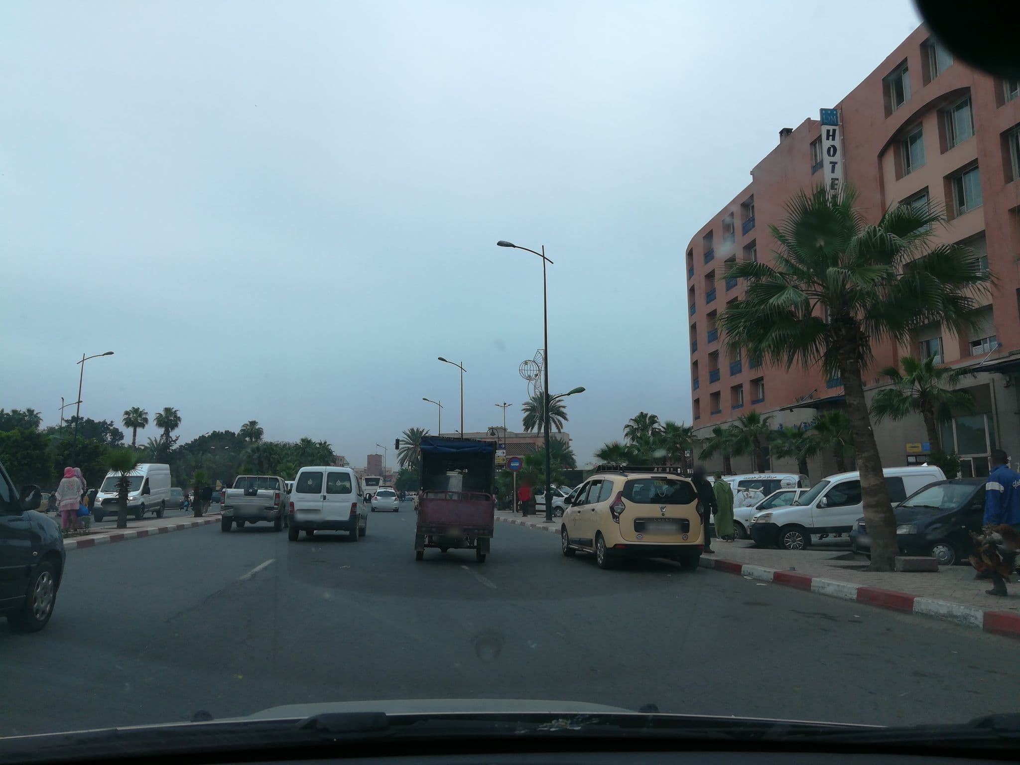 Street view near Hotel Royal Mogador, Marrakesh — © hamra4geo (CC BY-SA · Mapillary)
