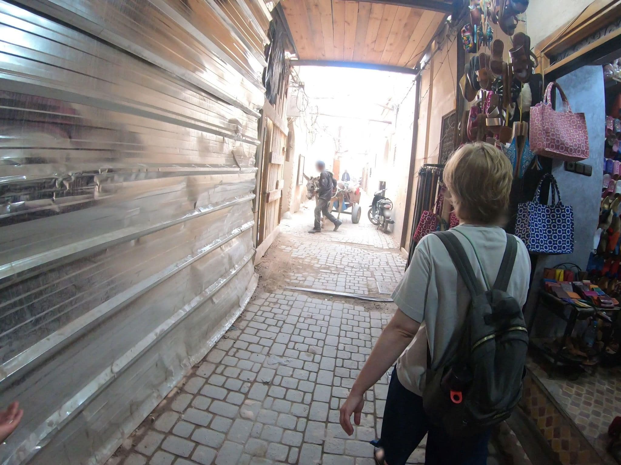 Street view near Riad Bab Ouch’, Marrakesh