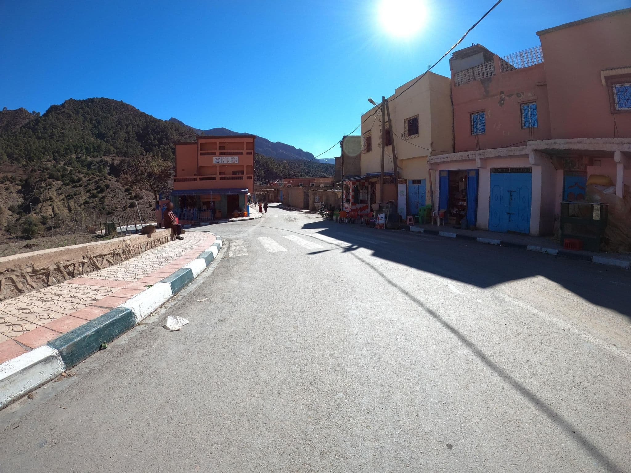 Street view near Hôtel Atlas (simple), Demnate — © masterofnoroad (CC BY-SA · Mapillary)