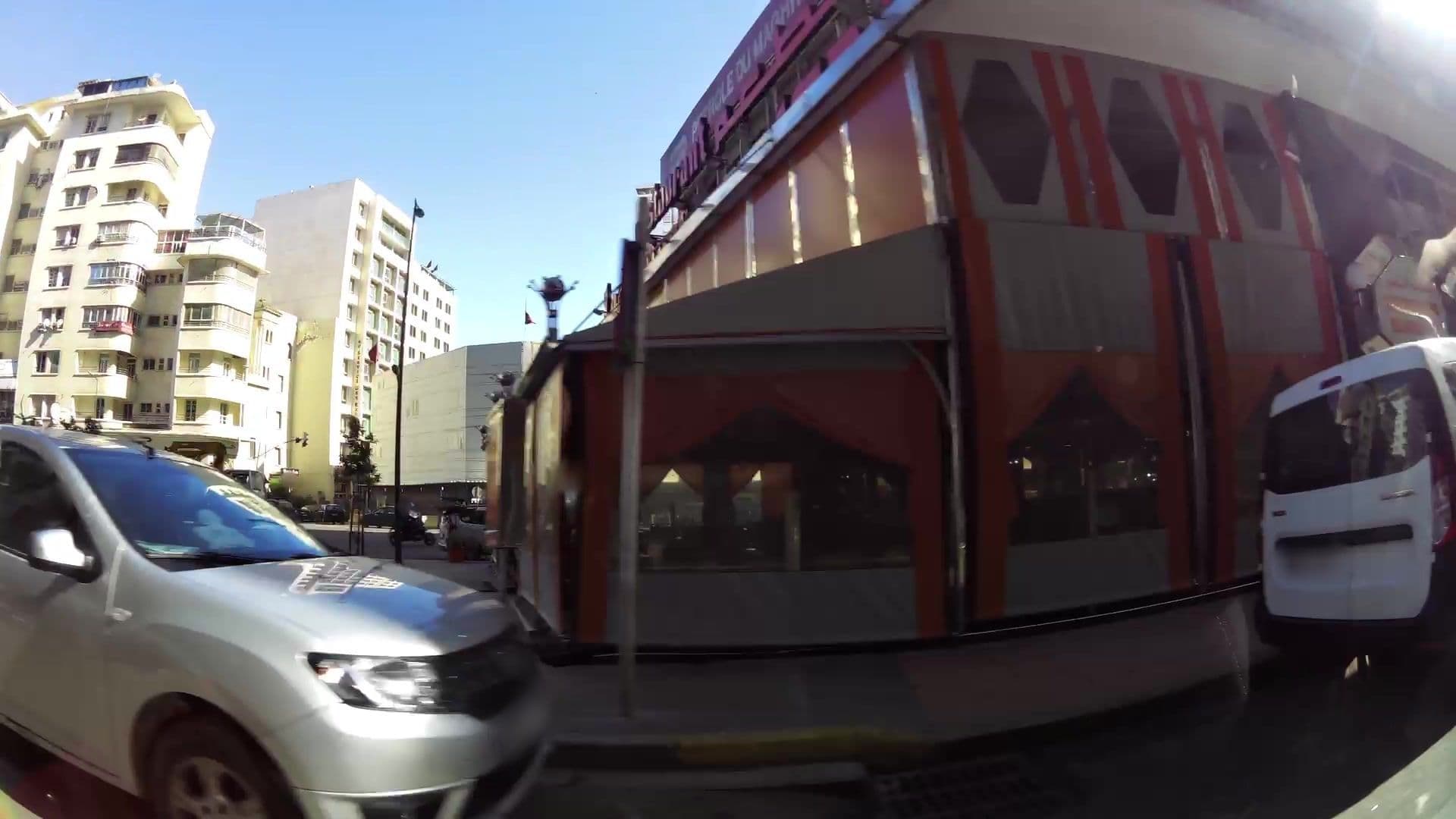 Street view near Hôtel Royal Mansour, Casablanca — © kaartcam (CC BY-SA · Mapillary)