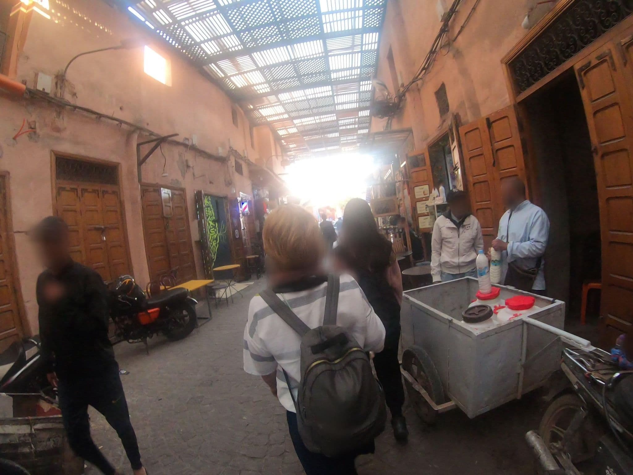 Street view near Riad Mboja, Marrakesh