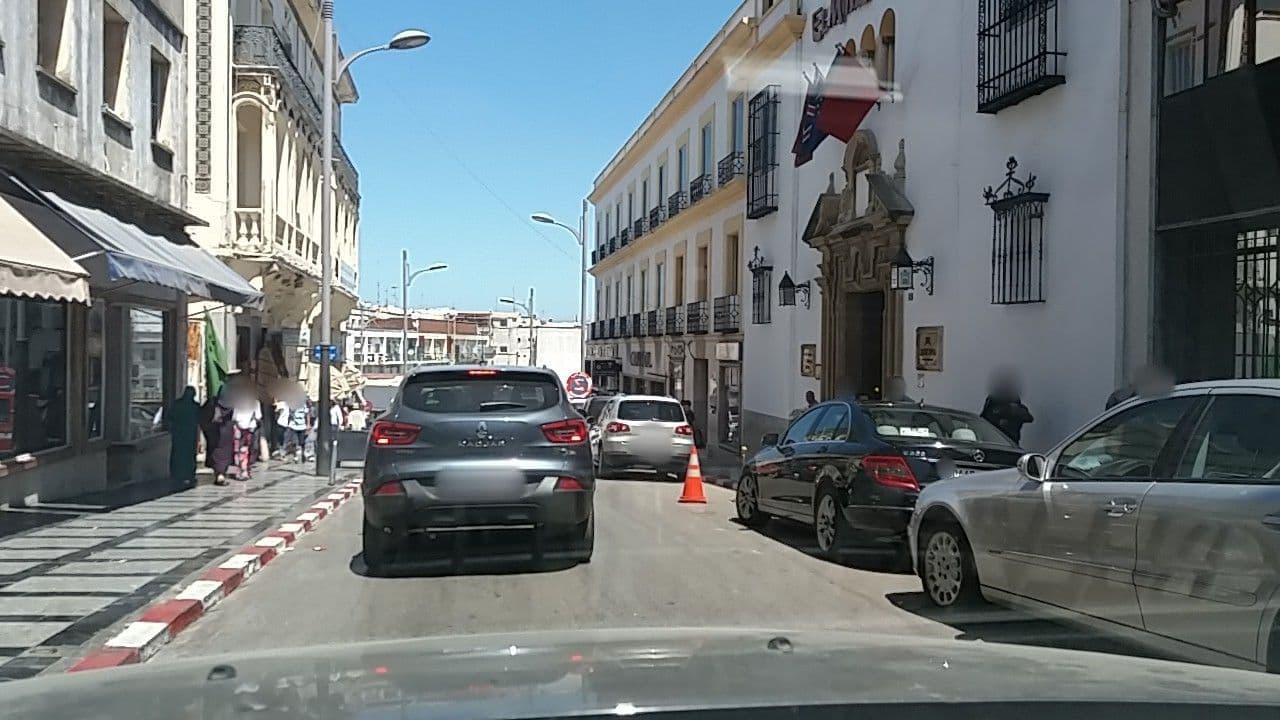 Street view near El Minzah Hotel, Tangier — © tangermycity (CC BY-SA · Mapillary)