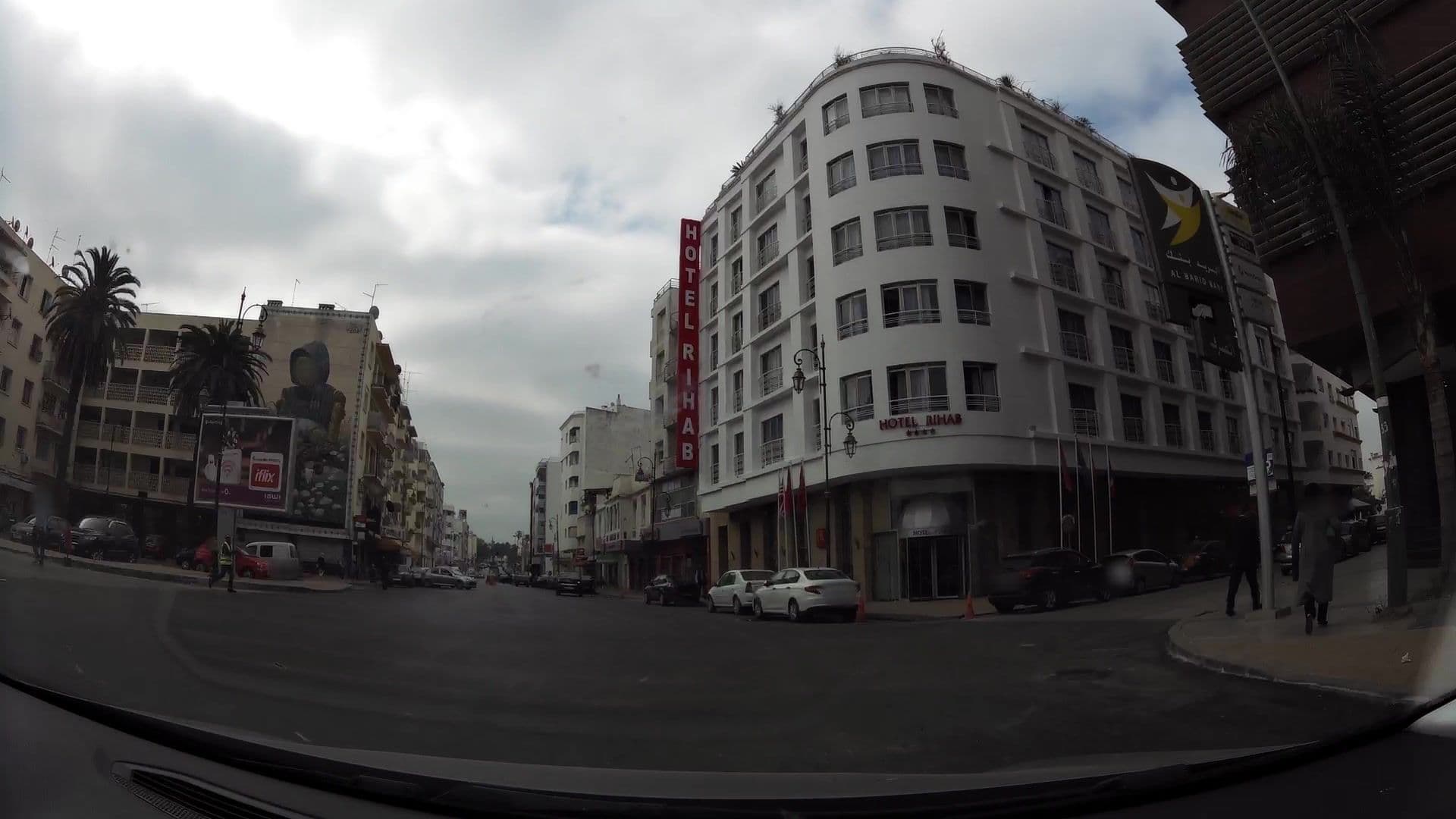 Street view near Hôtel Rihab, Rabat — © kaartcam (CC BY-SA · Mapillary)