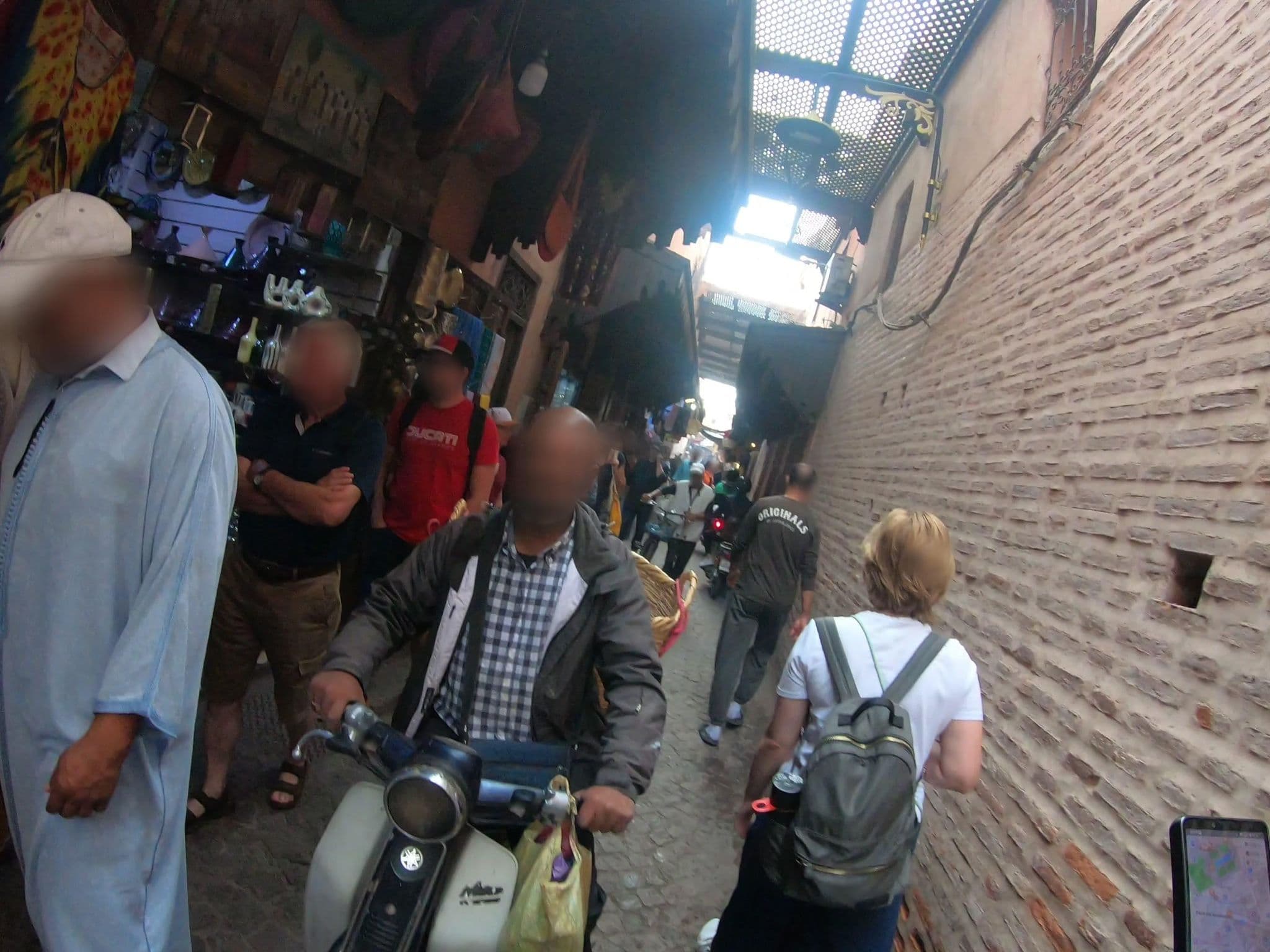 Street view near Riad Marrabahia, Marrakesh