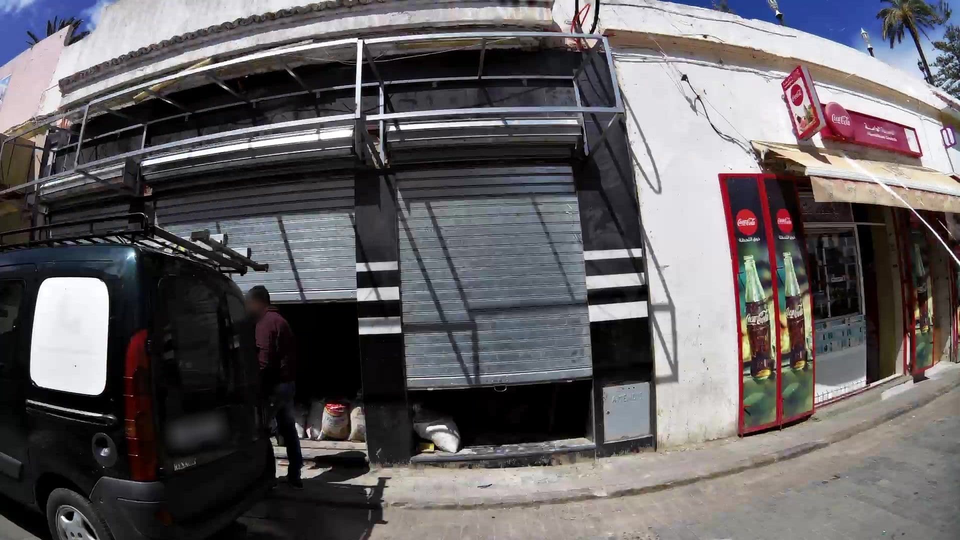 Street view near Hotel Valencia, Tangier — © kaartcam (CC BY-SA · Mapillary)