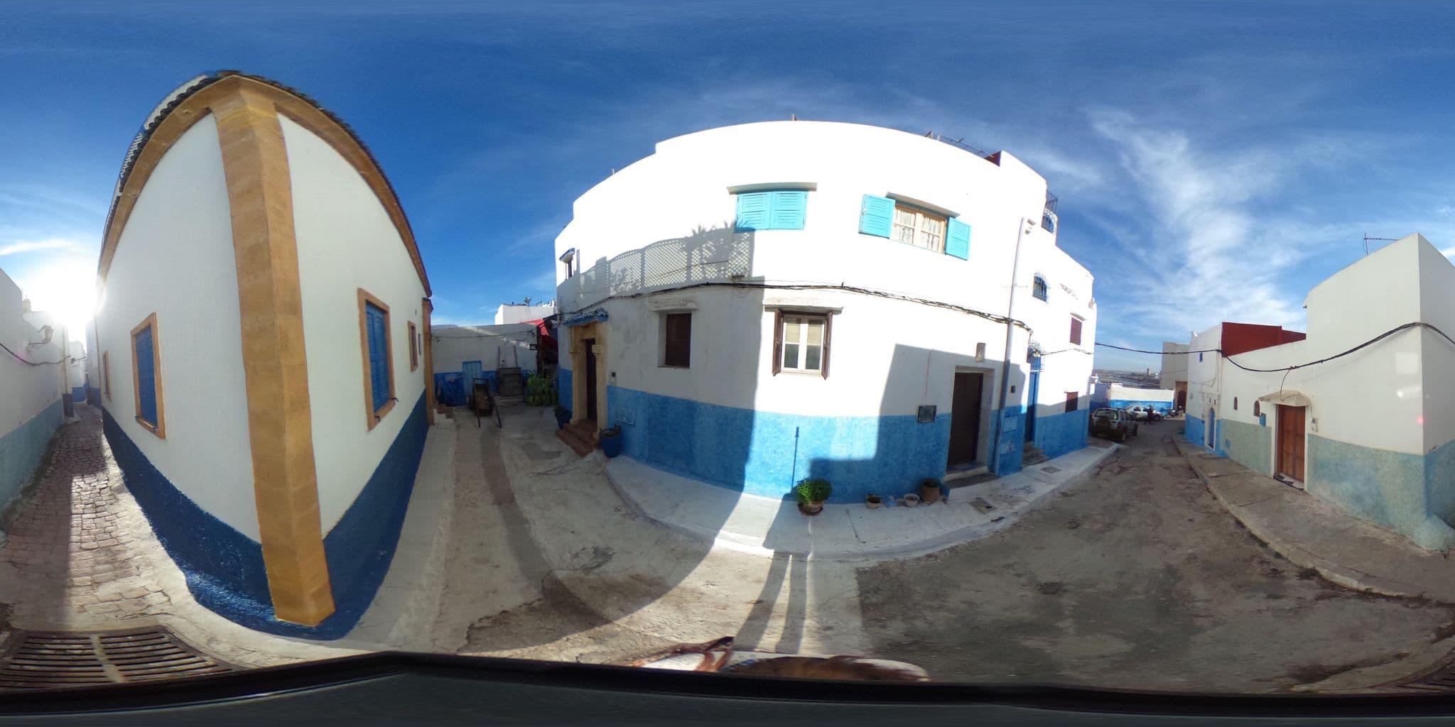 Street view near Dar Zouina, Rabat — © sige (CC BY-SA · Mapillary)