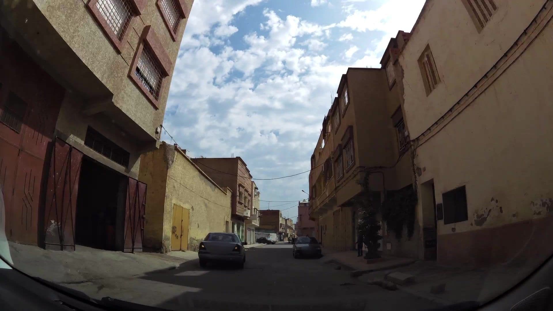 Street view near Hotel Aswan, Oujda — © kaartcam (CC BY-SA · Mapillary)