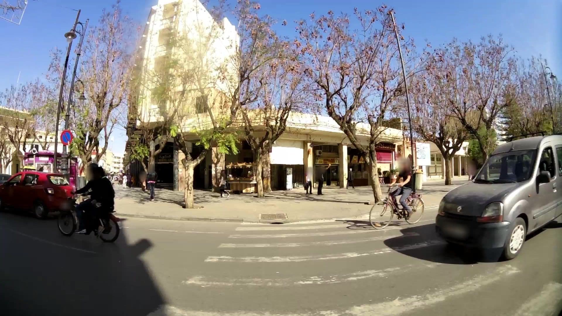 Street view near Hôtel Concorde, Oujda — © kaartcam (CC BY-SA · Mapillary)