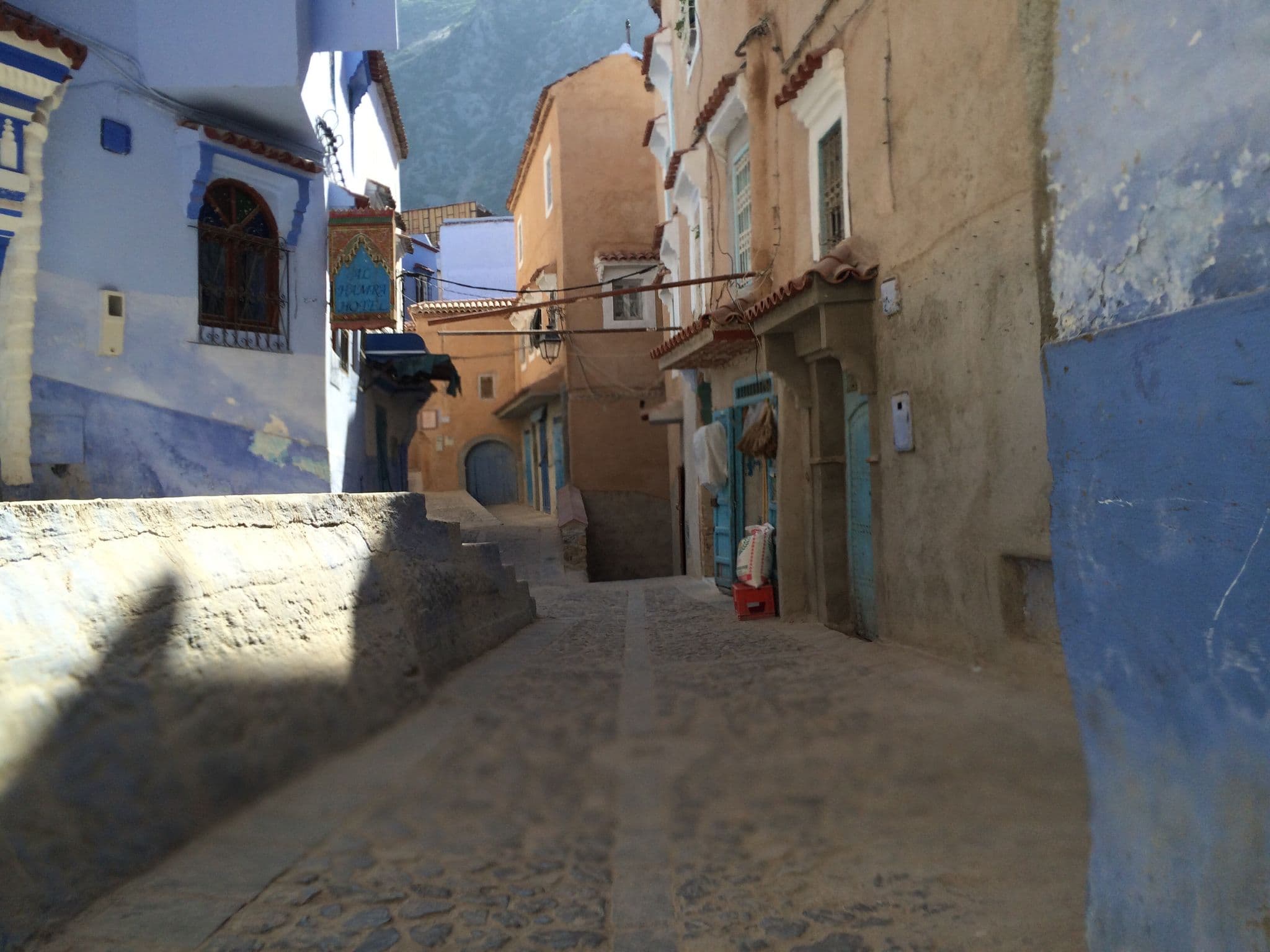 Street view near Hotel Al Hamra, Chefchaouen