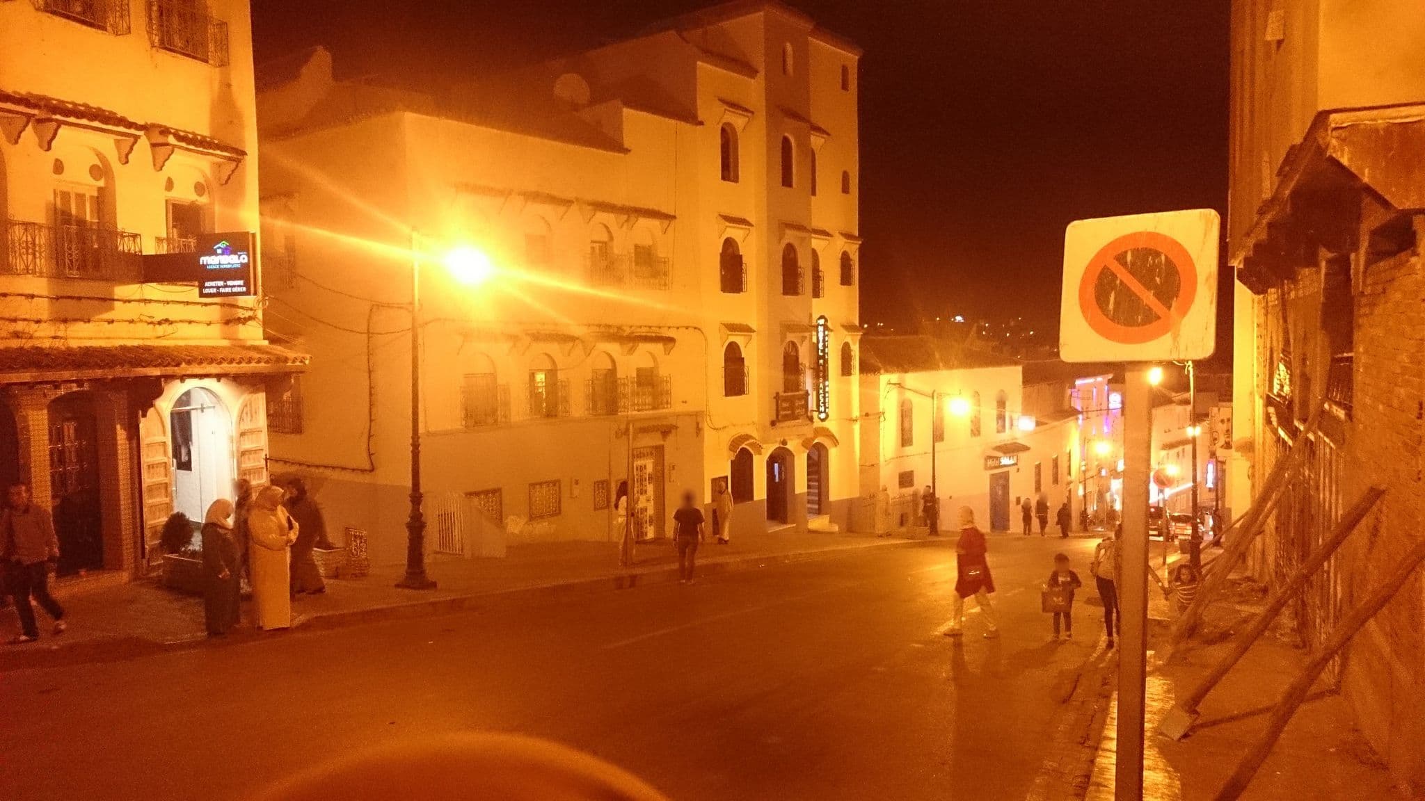 Street view near Marrakech, Chefchaouen