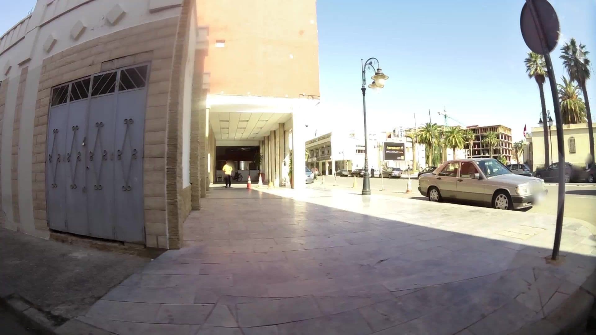 Street view near Hôtel Al Manar, Oujda — © kaartcam (CC BY-SA · Mapillary)