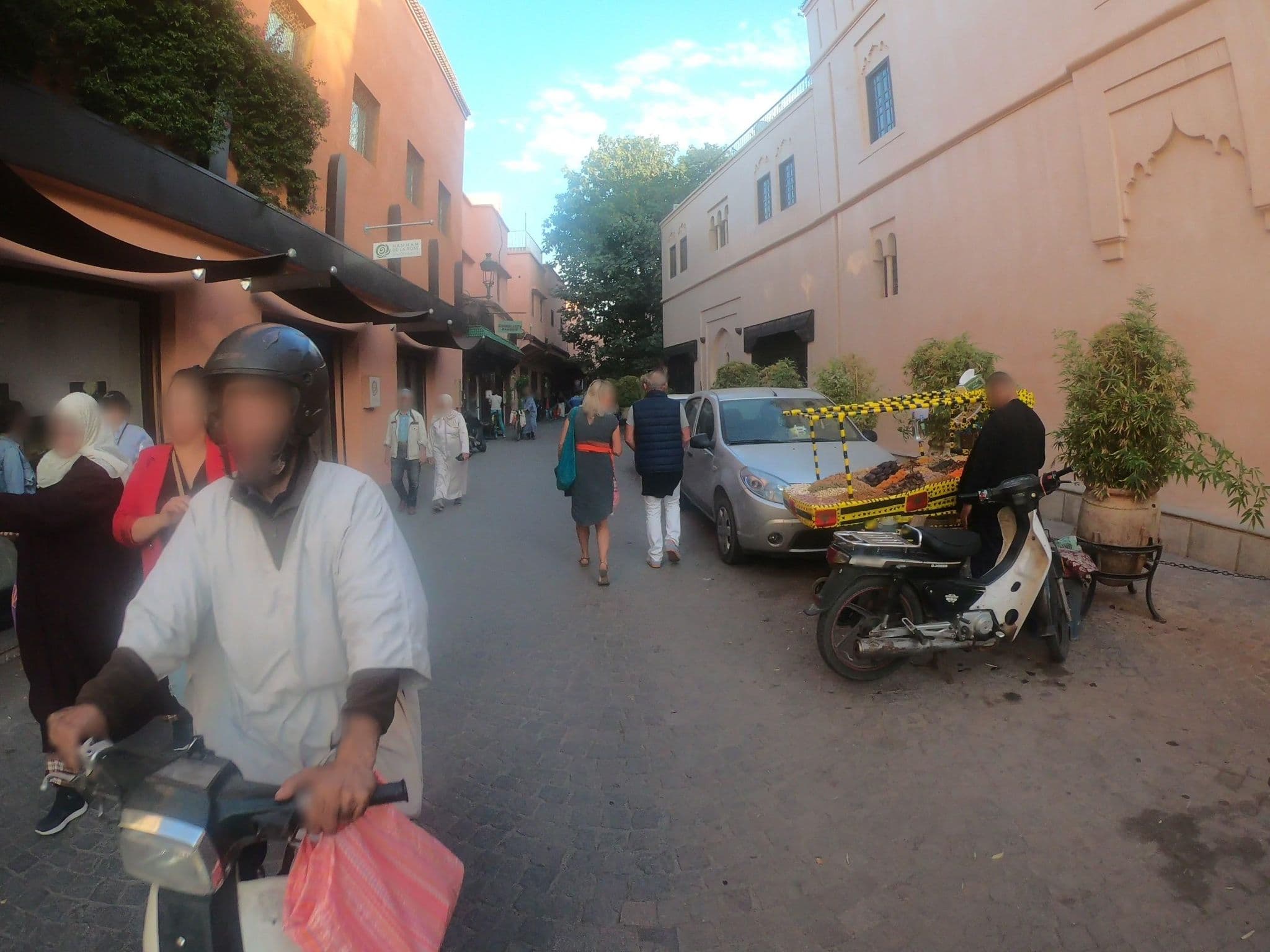 Street view near Palais Dar Donab, Marrakesh