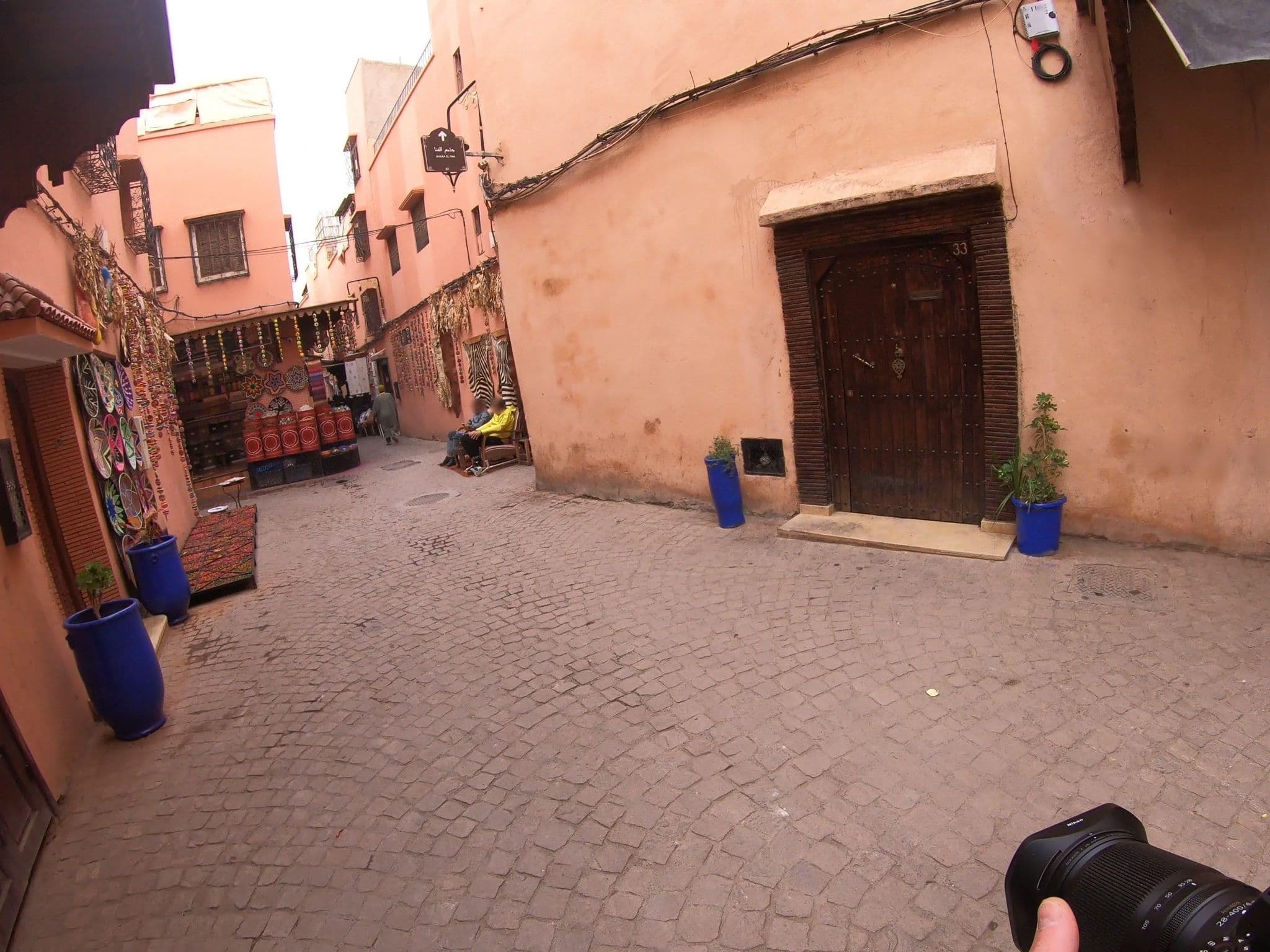 Street view near Riad dar Alfarah, Méchouar-Kasba — © algirdasc (CC BY-SA · Mapillary)