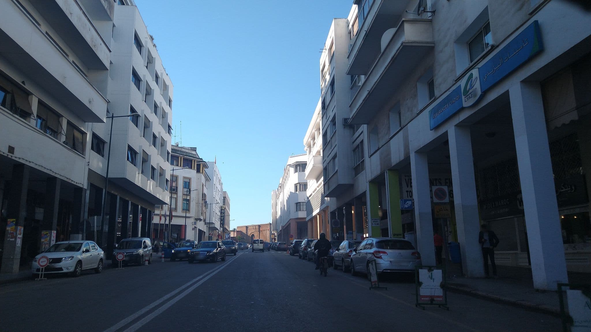 Street view near Hôtel Bélère, Rabat — © alec01 (CC BY-SA · Mapillary)