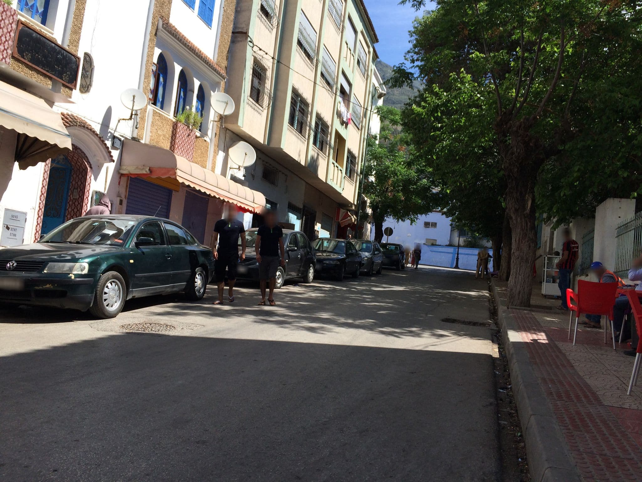 Street view near Hotel Zerktouni, Chefchaouen — © sige (CC BY-SA · Mapillary)