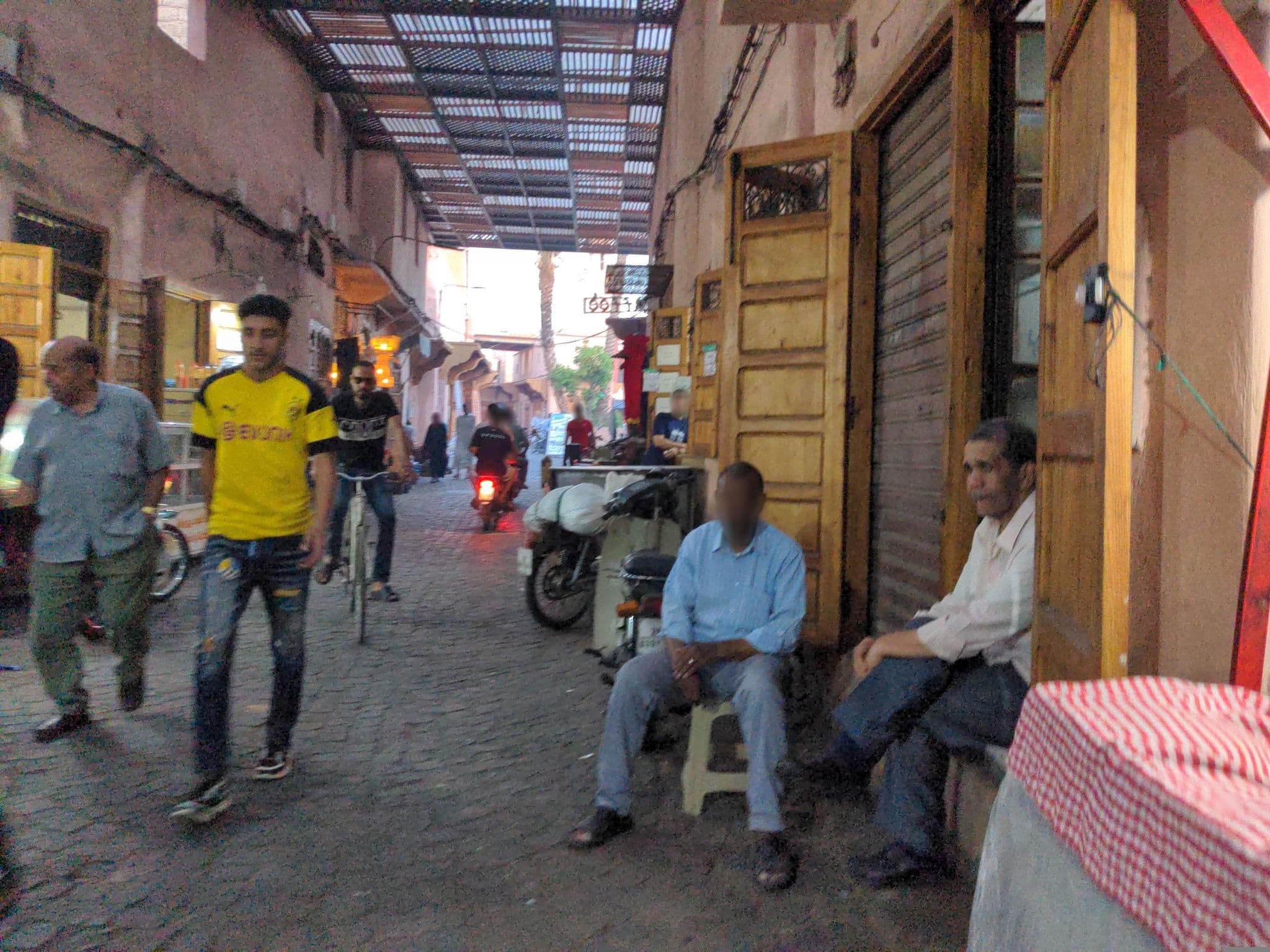 Street view near Riad Asna, Marrakesh