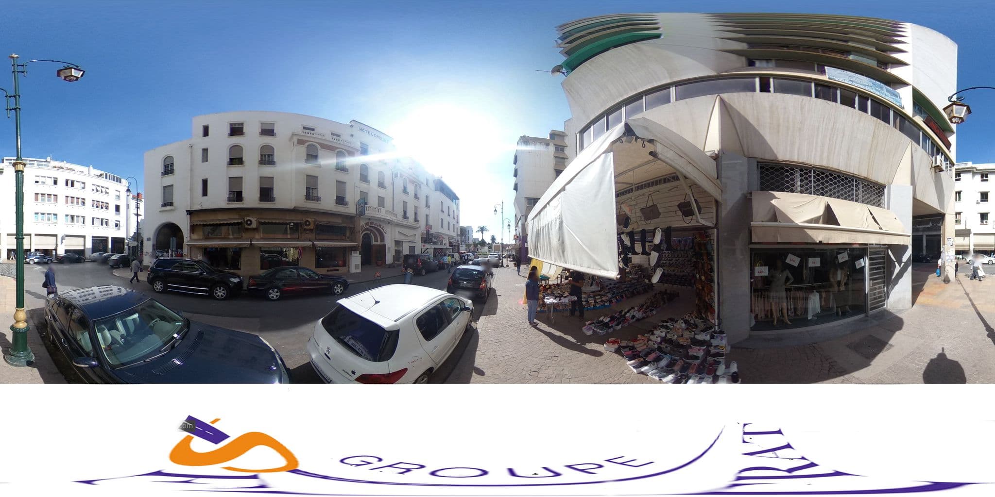 Street view near Hôtel Gaulois, Rabat — © setrat (CC BY-SA · Mapillary)
