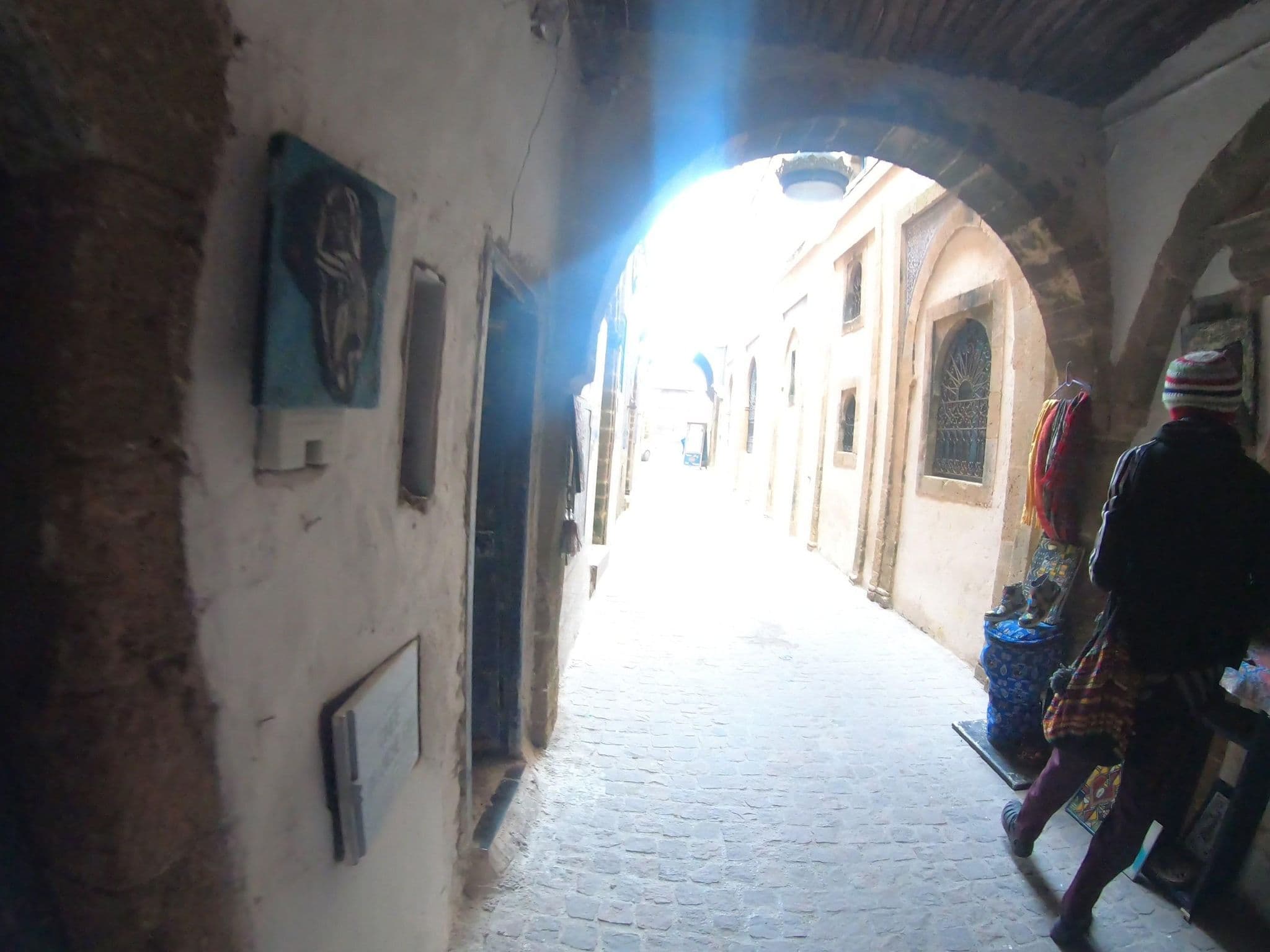 Street view near Hôtel Riad Mimouna, Essaouira