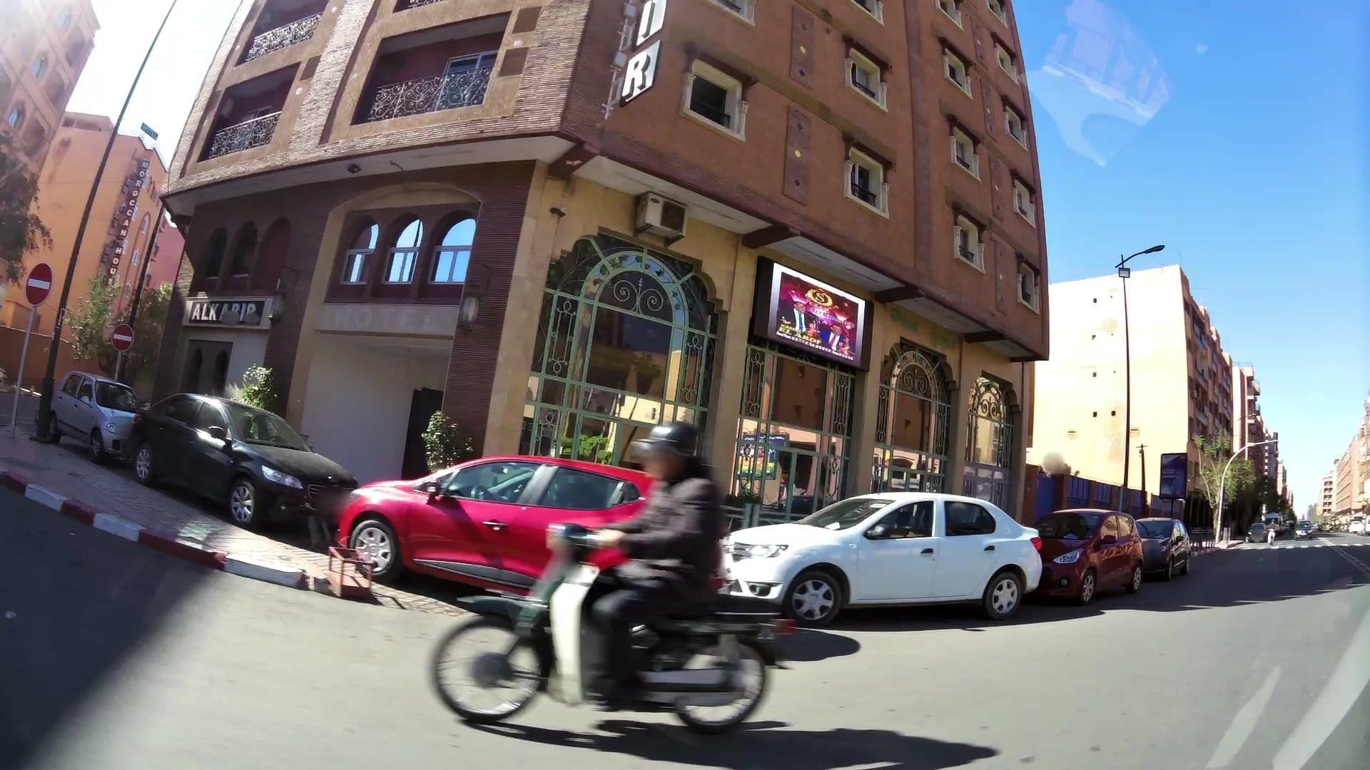 Street view near Alkabir hotel, Marrakesh