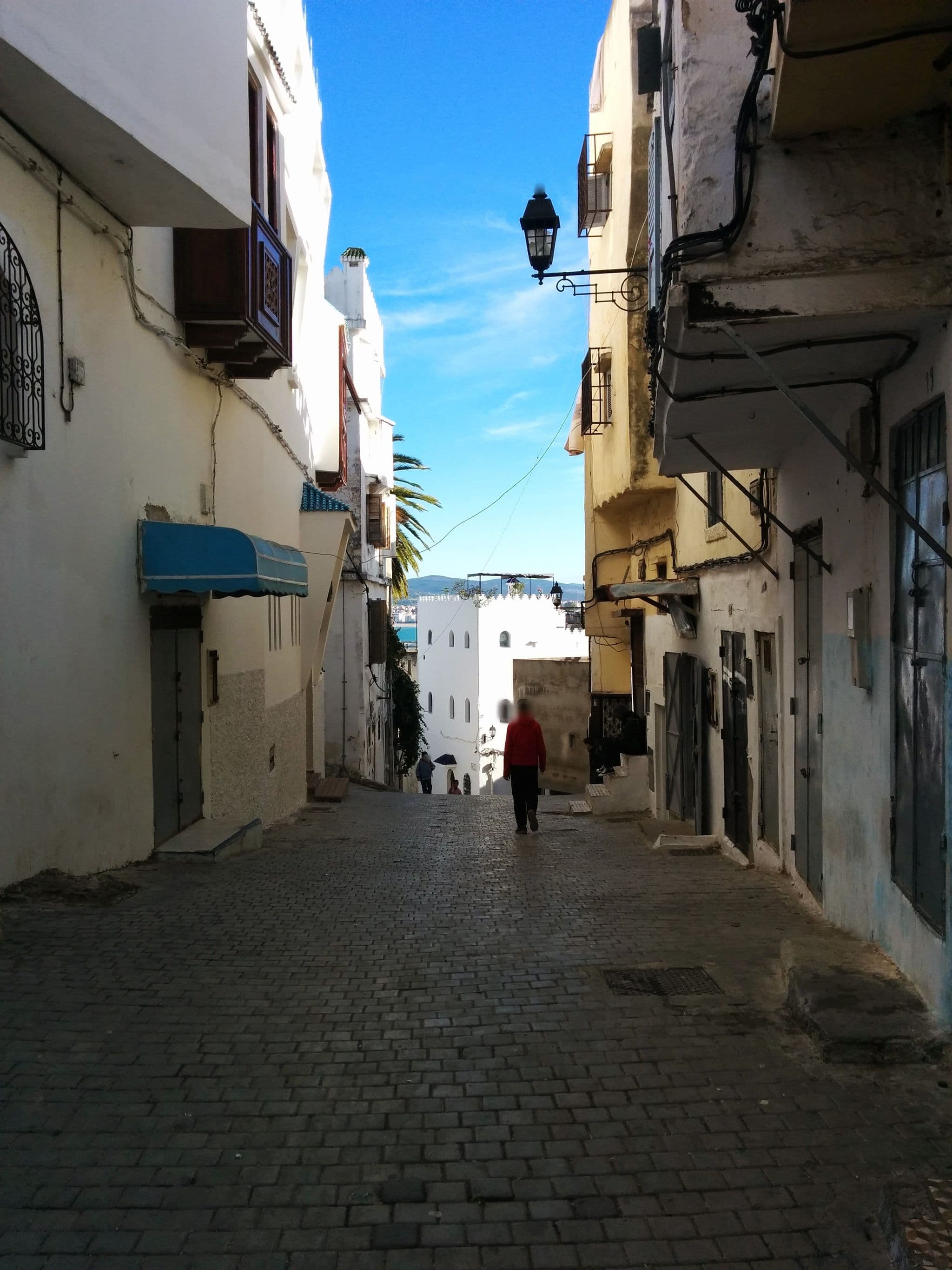 Street view near Tangier Kasbah Hostel, Tangier — © bob3digital (CC BY-SA · Mapillary)